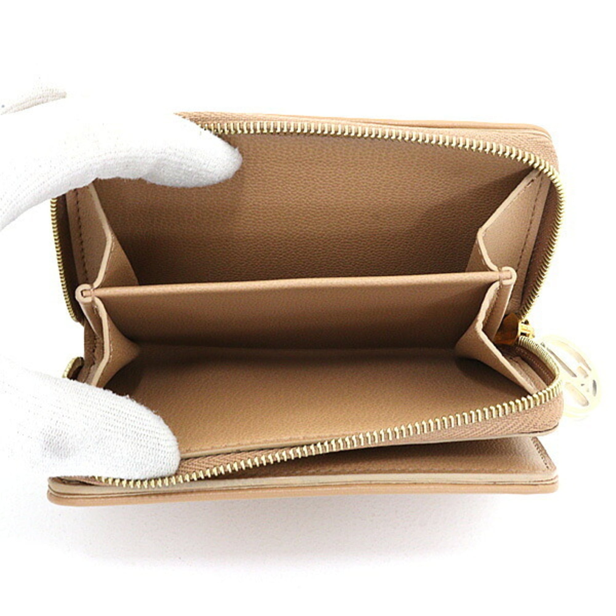 Louis Vuitton Camel Leather Wallet (Bi-Fold) (Pre-Owned)