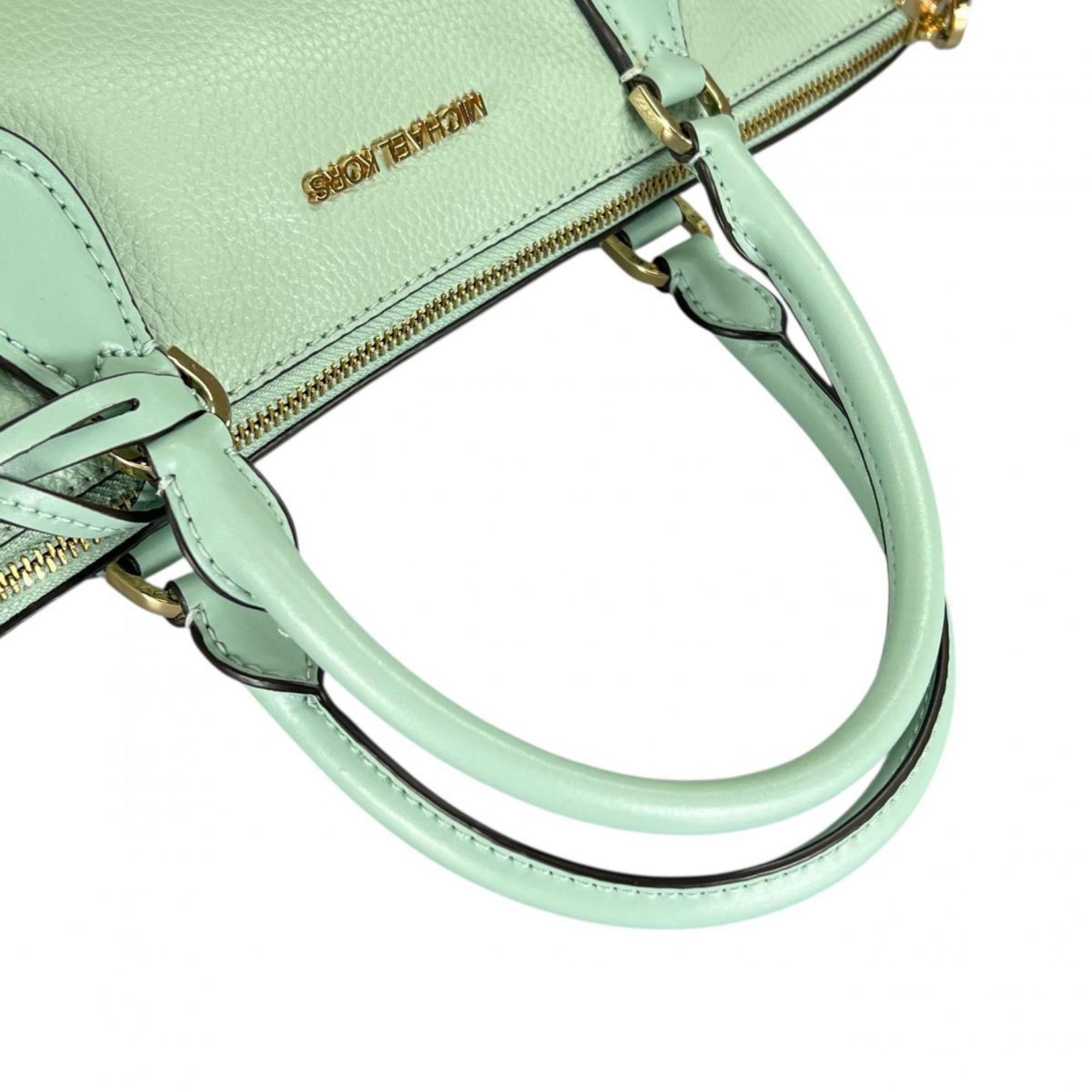 Michael Kors Light Green Handbag Shoulder Bag (Pre-Owned)