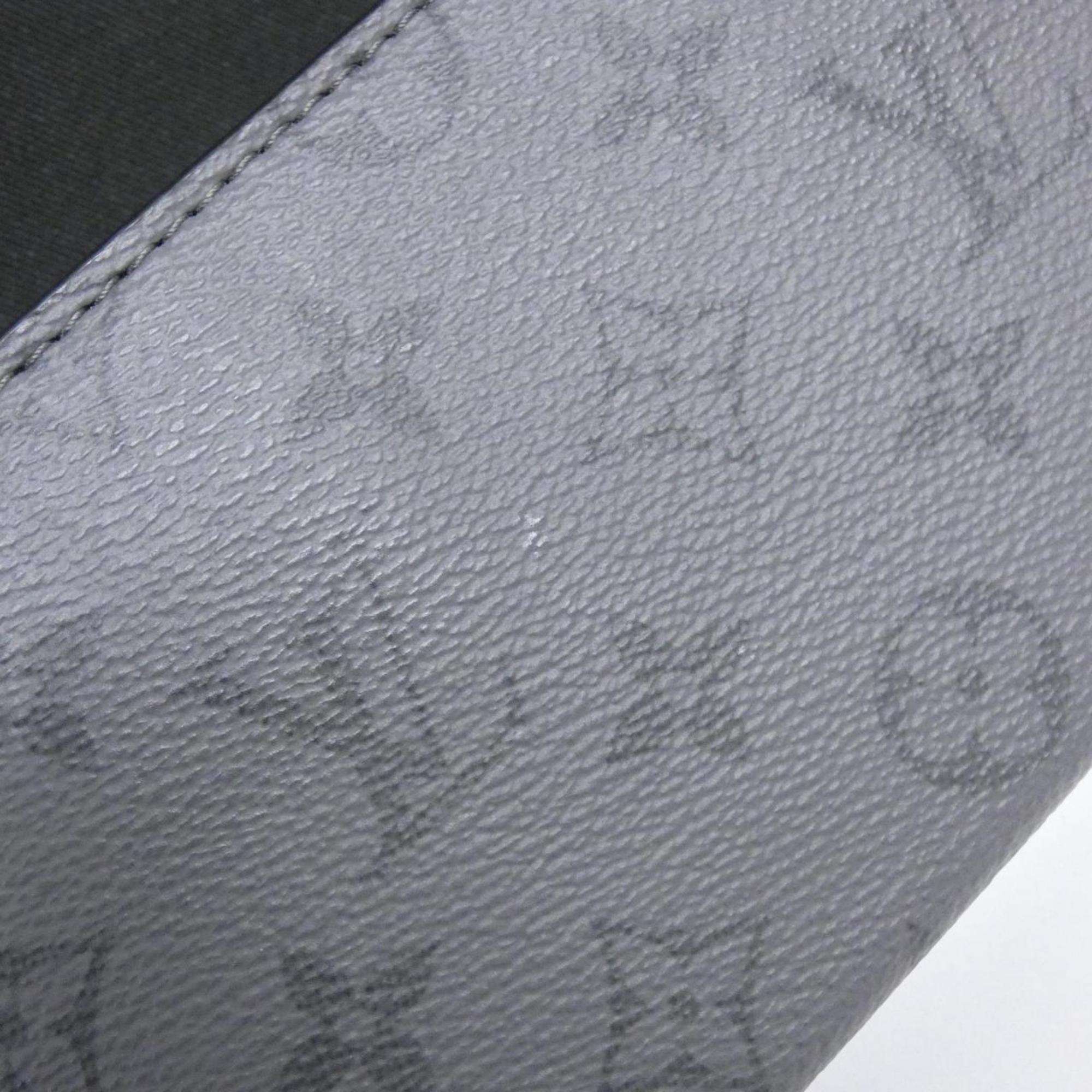Louis Vuitton Black Coated Canvas Shoulder Bag (Pre-Owned)