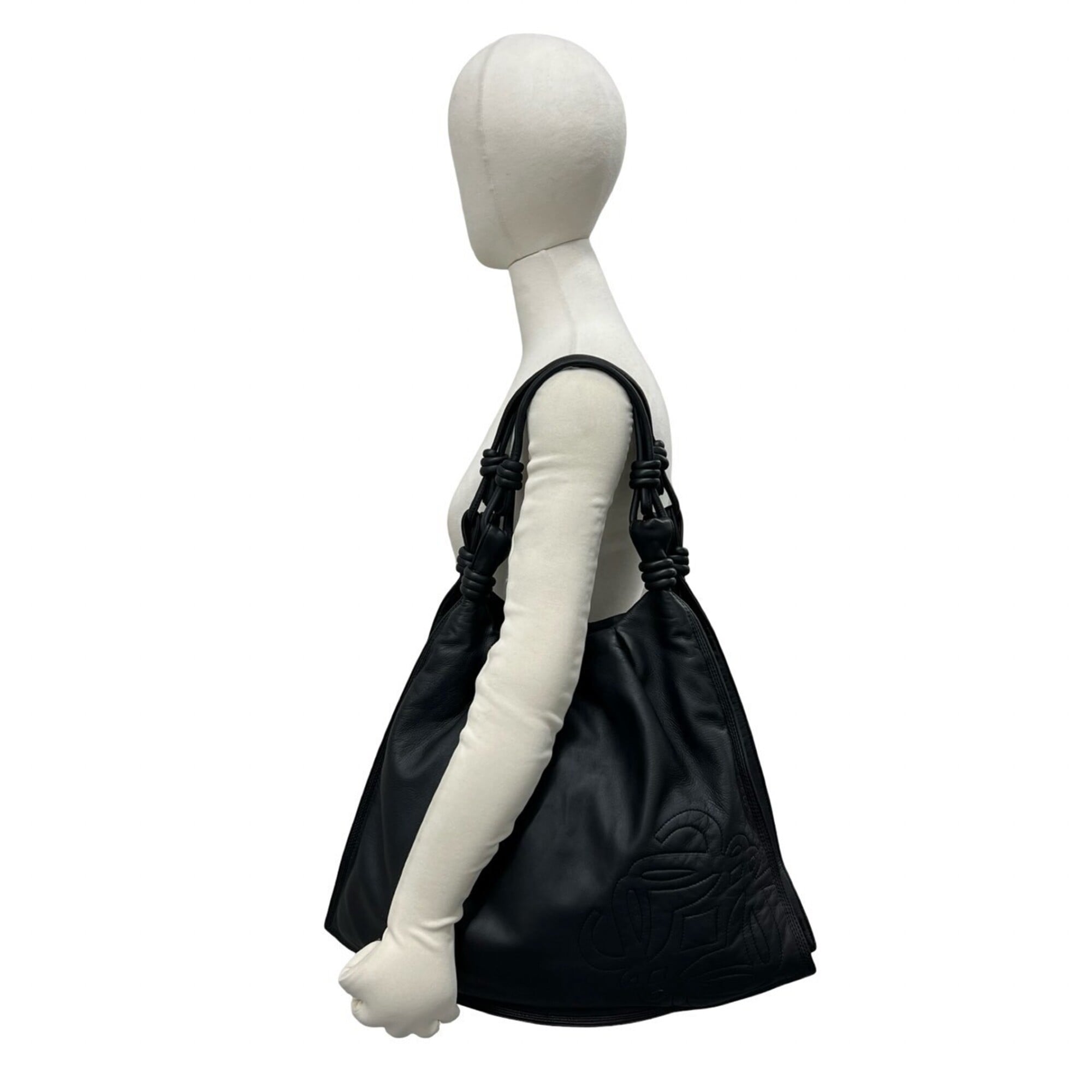 Loewe Black Leather Tote Bag (Pre-Owned)