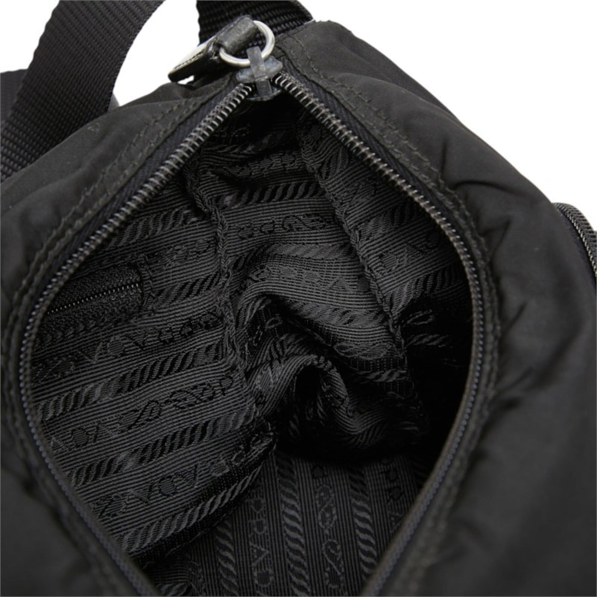 Prada Black Nylon Shoulder Bag (Pre-Owned)