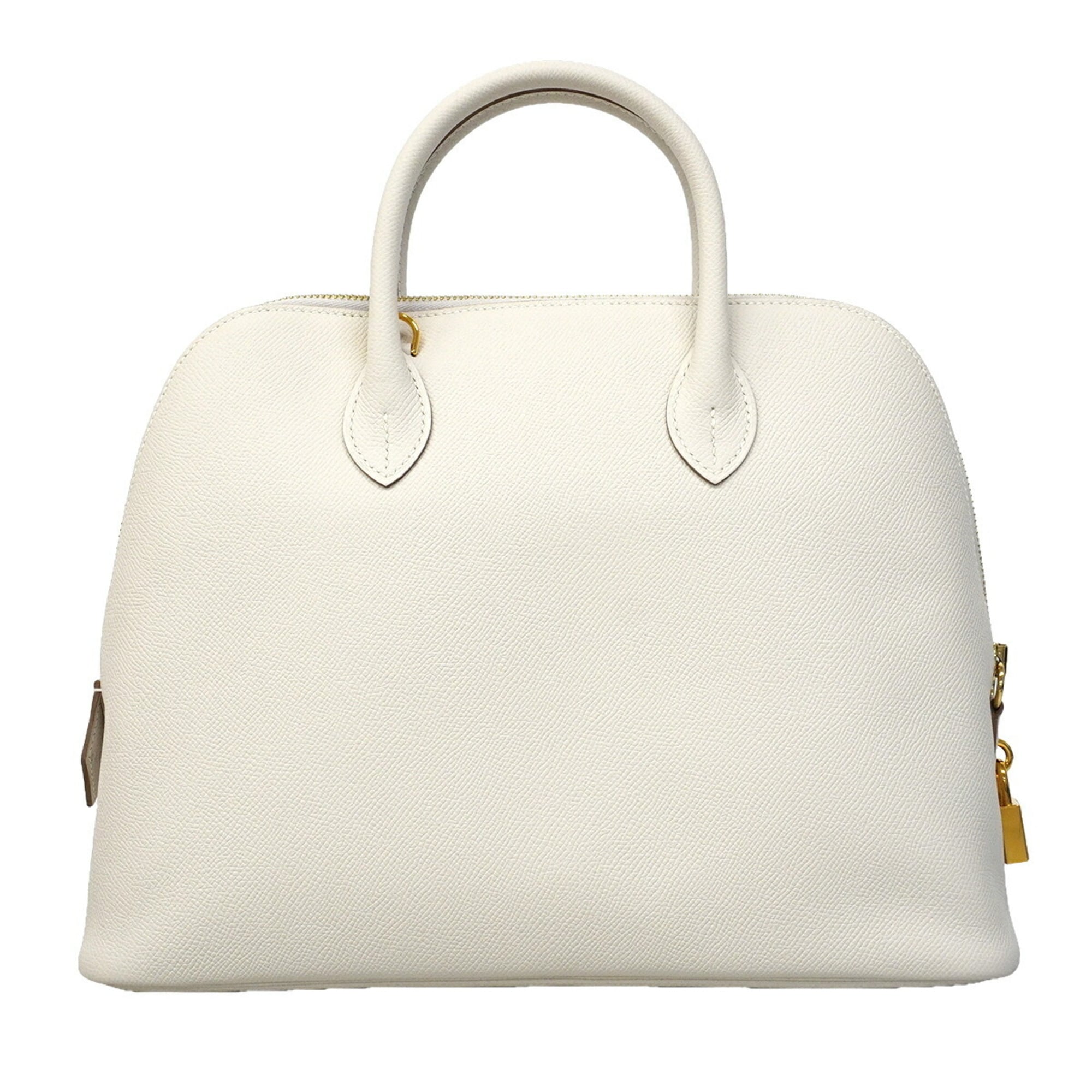 Hermes White Epsom Leather Handbag (Pre-Owned)