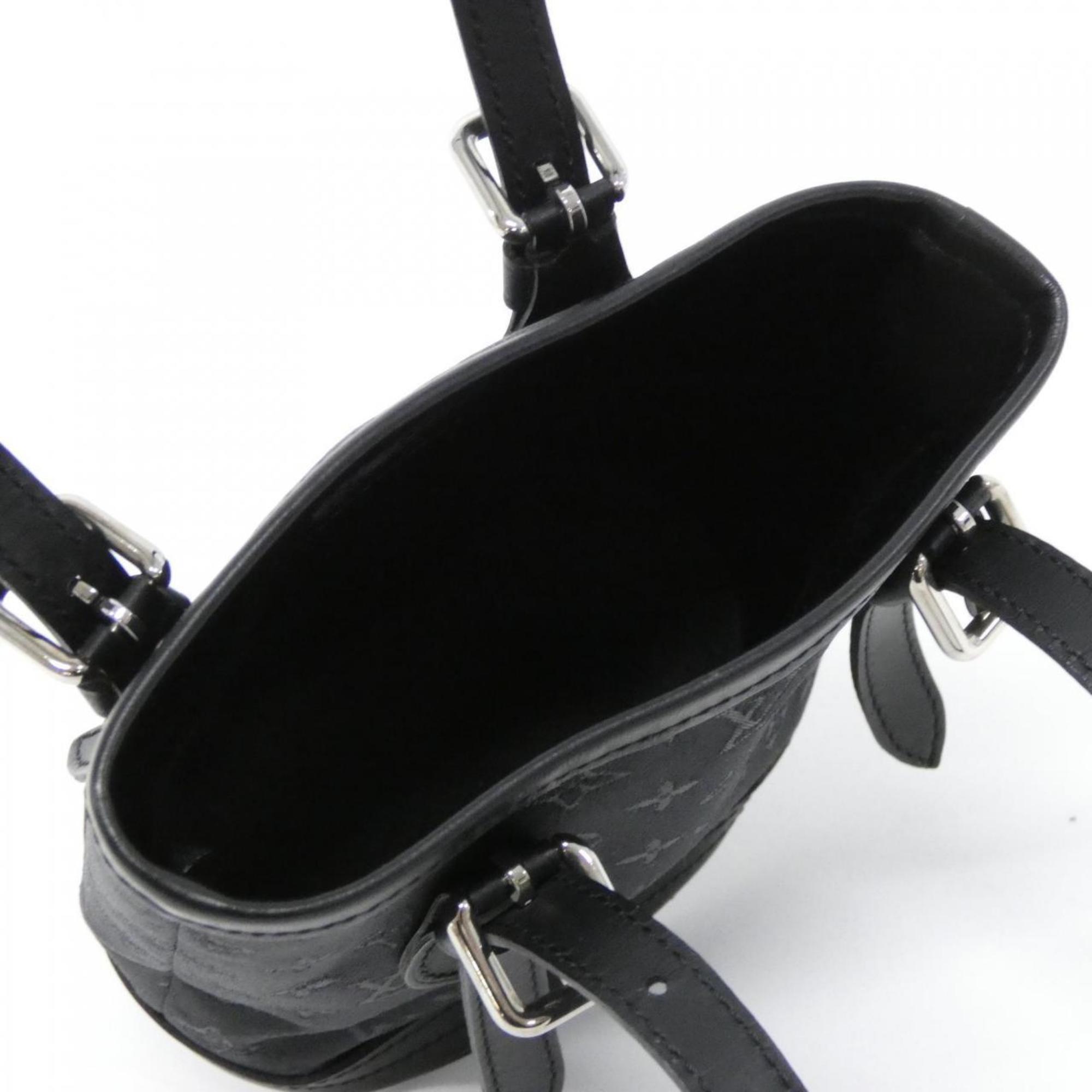 Louis Vuitton Monogram Satin Black Monogram Satin Handbag (Pre-Owned)