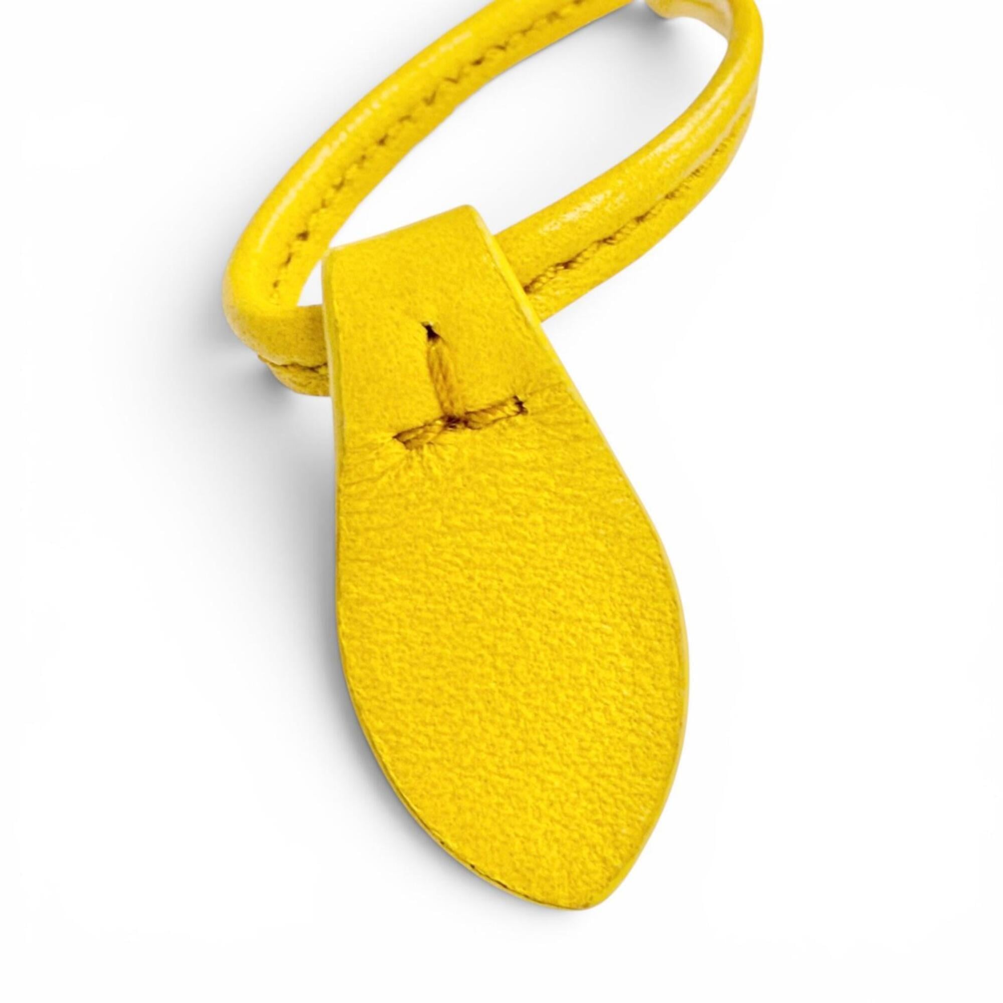 Miu Miu Yellow Silk Pouch (Pre-Owned)