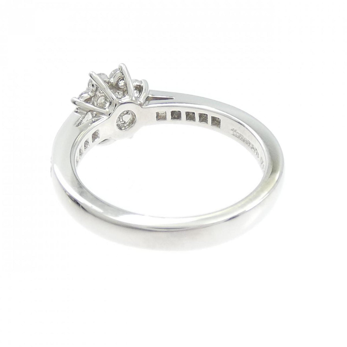 Tiffany Platinum Platinum 950 Band Ring (Pre-Owned)
