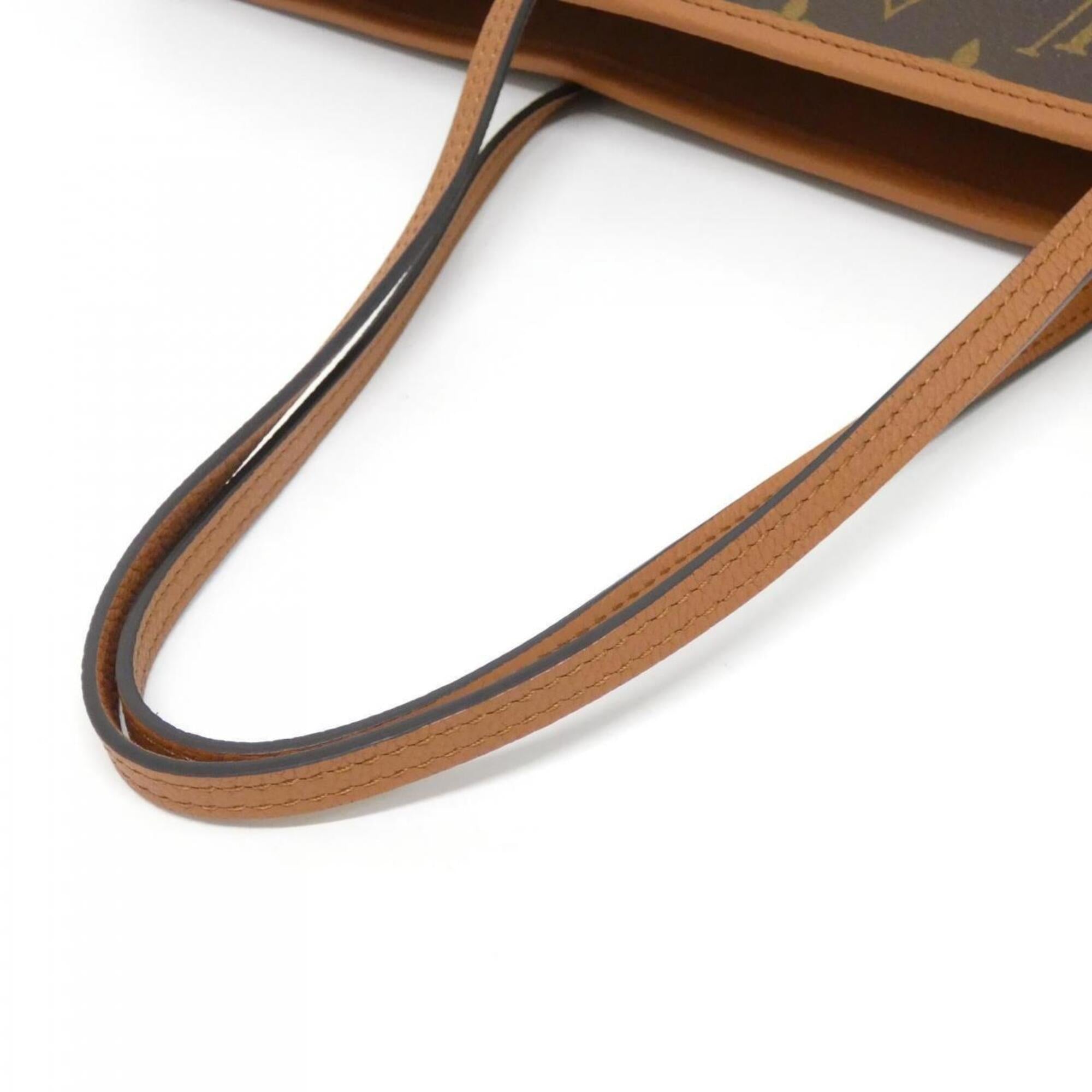 Louis Vuitton Brown Marron Monogram Monogram Coated Canvas Leather Handbag (Pre-Owned)