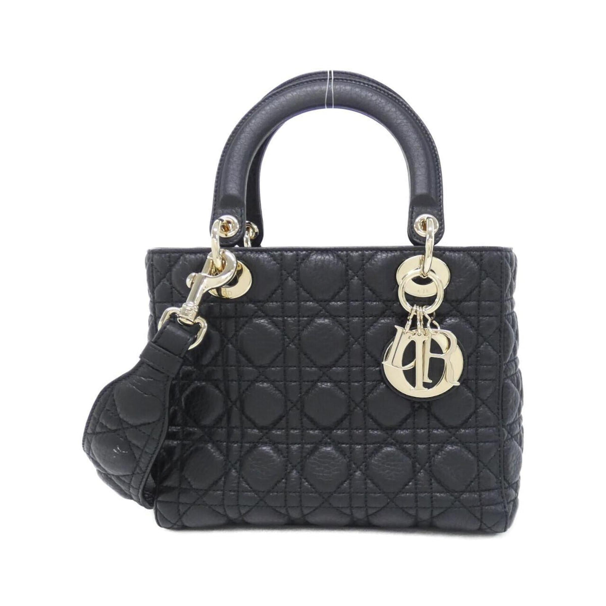 Christian Dior Black Leather Handbag (Pre-Owned)
