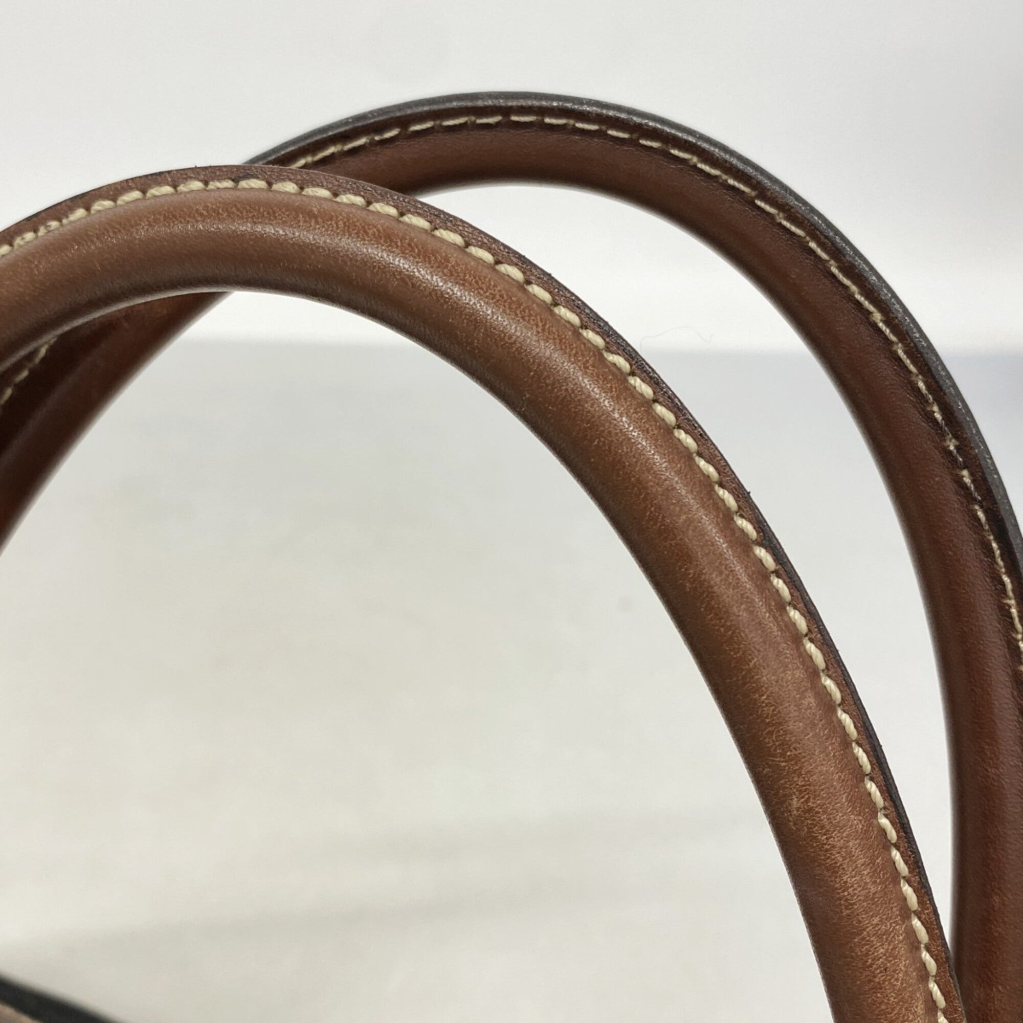 Chanel Black Brown Denim Tote Bag (Pre-Owned)