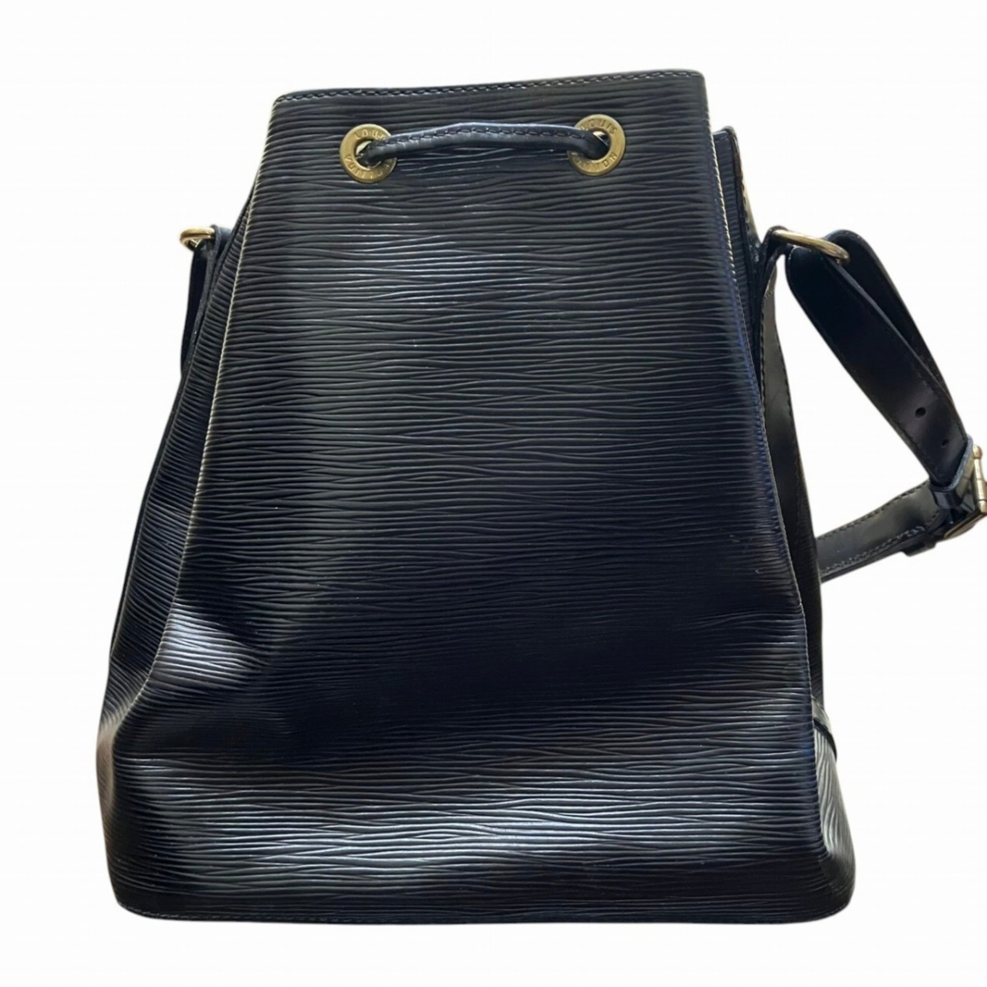 Louis Vuitton Galle Noir Leather Shoulder Bag (Pre-Owned)