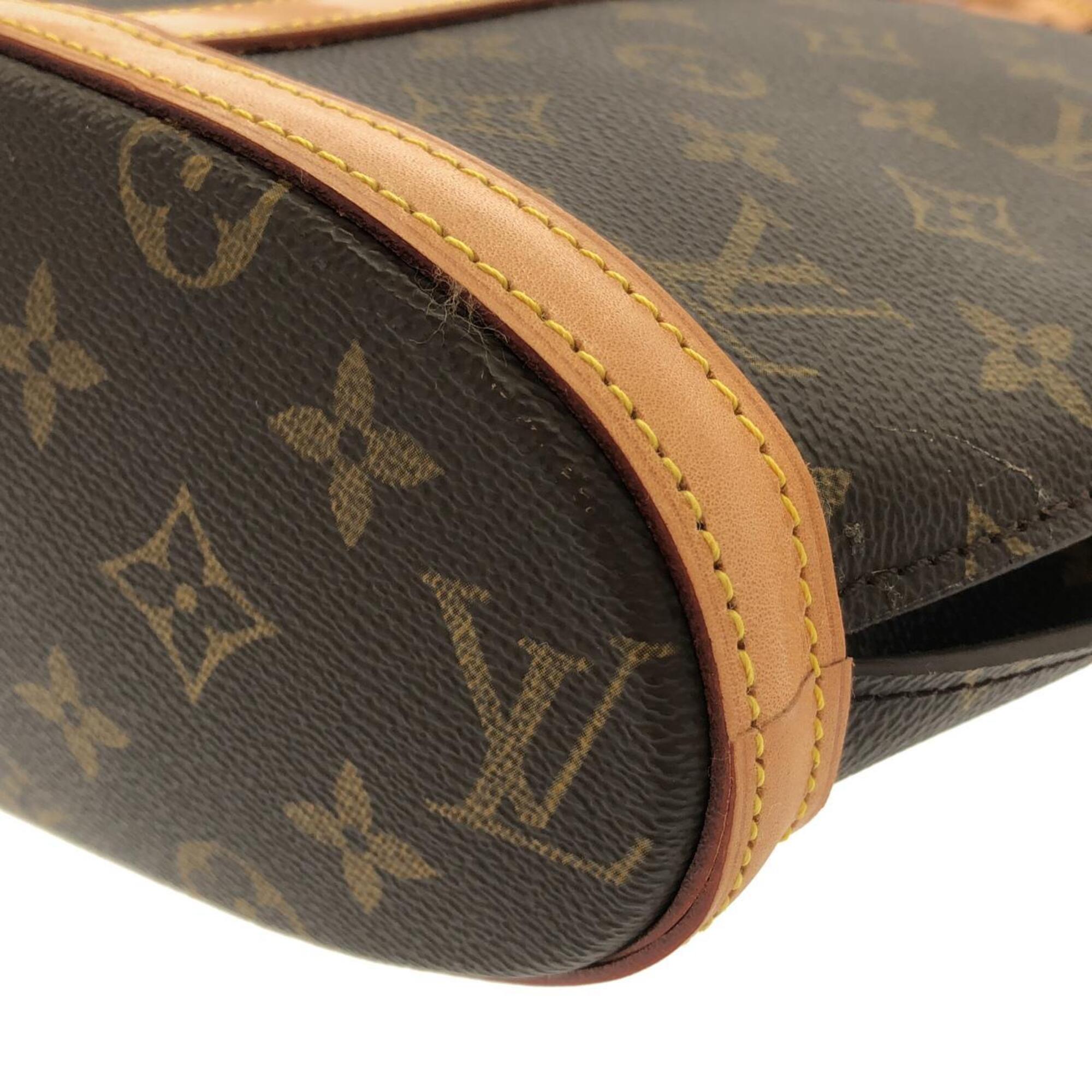 Louis Vuitton Brown Coated Canvas Handbag (Pre-Owned)