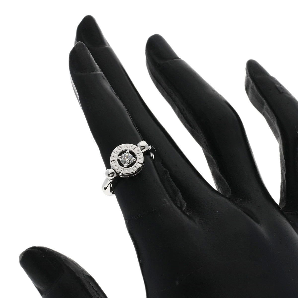 Bvlgari Bvlgari Bvlgari White Gold (18K) Band Ring (Pre-Owned)