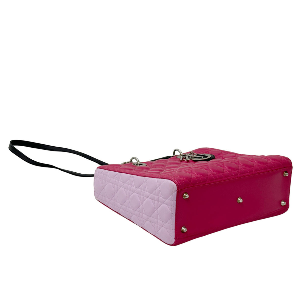 Christian Dior Pink Leather Handbag Shoulder Bag (Pre-Owned)