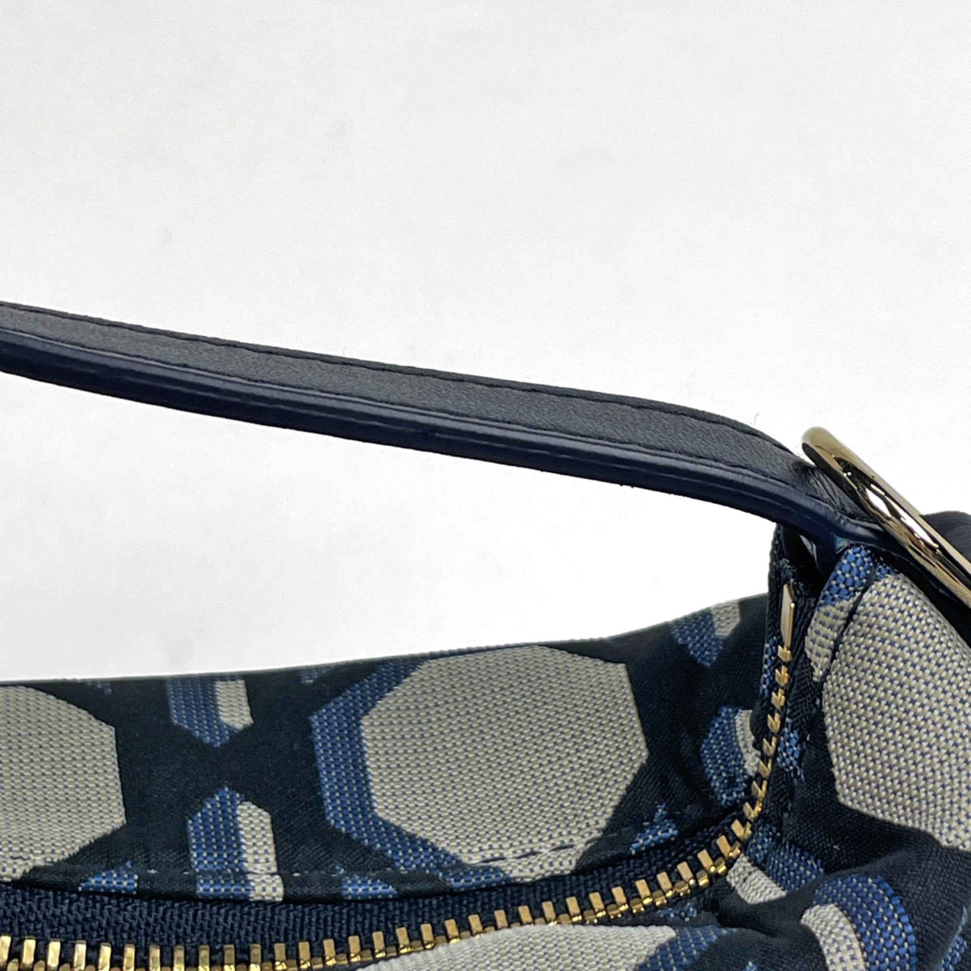 Christian Dior Navy Nylon Canvas Pouch (Pre-Owned)