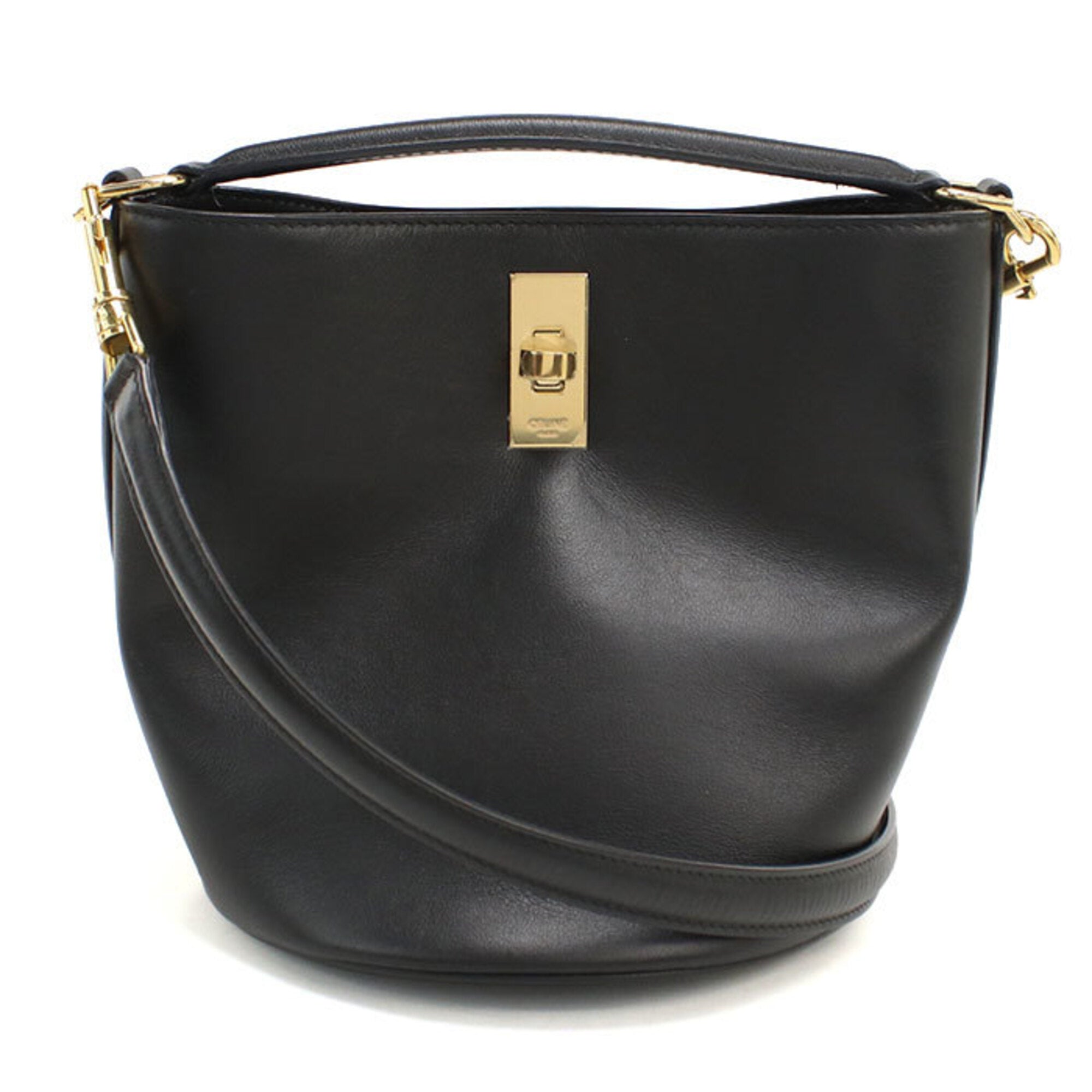 Celine Black Leather Handbag (Pre-Owned)