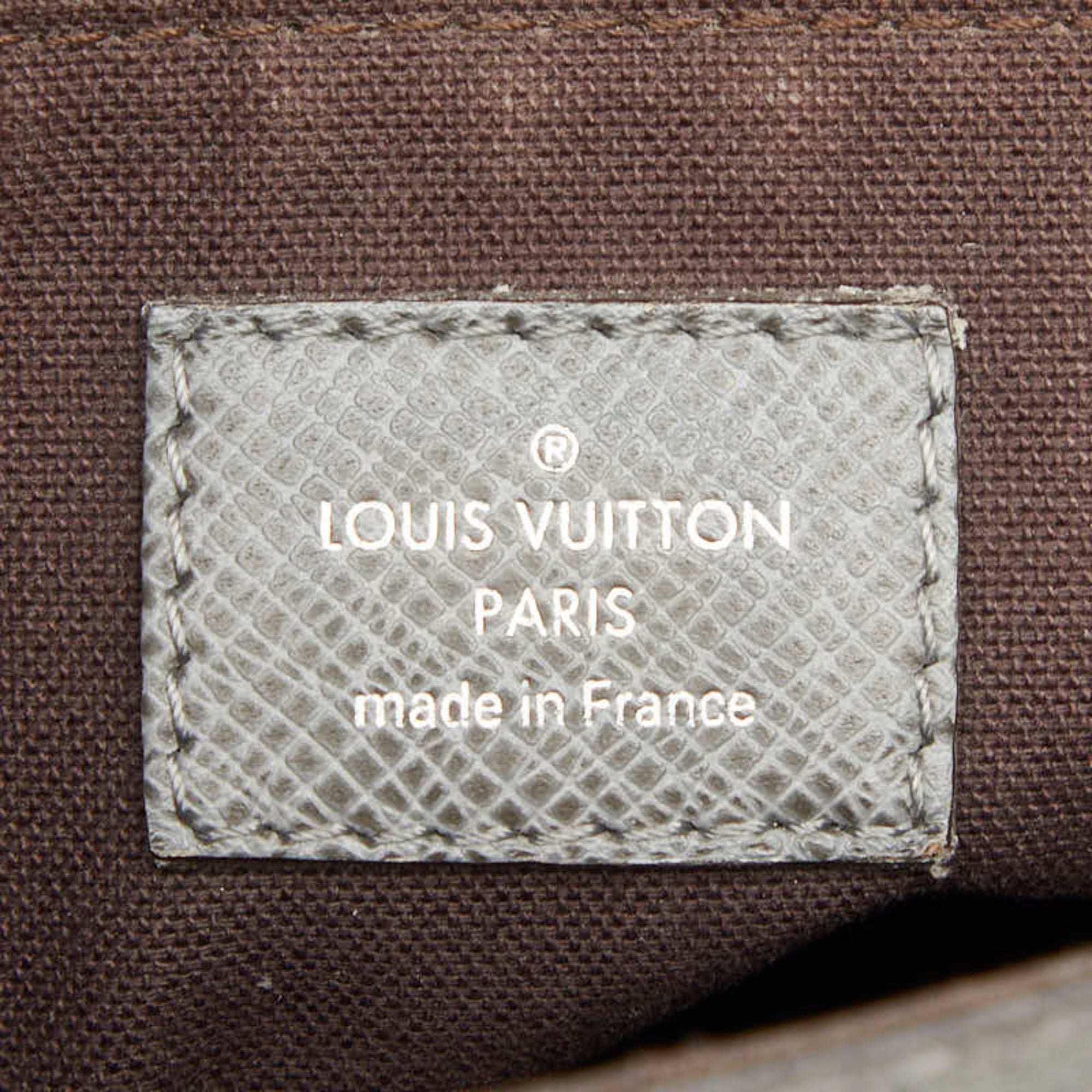Louis Vuitton Glacier Gray Leather Shoulder Bag (Pre-Owned)