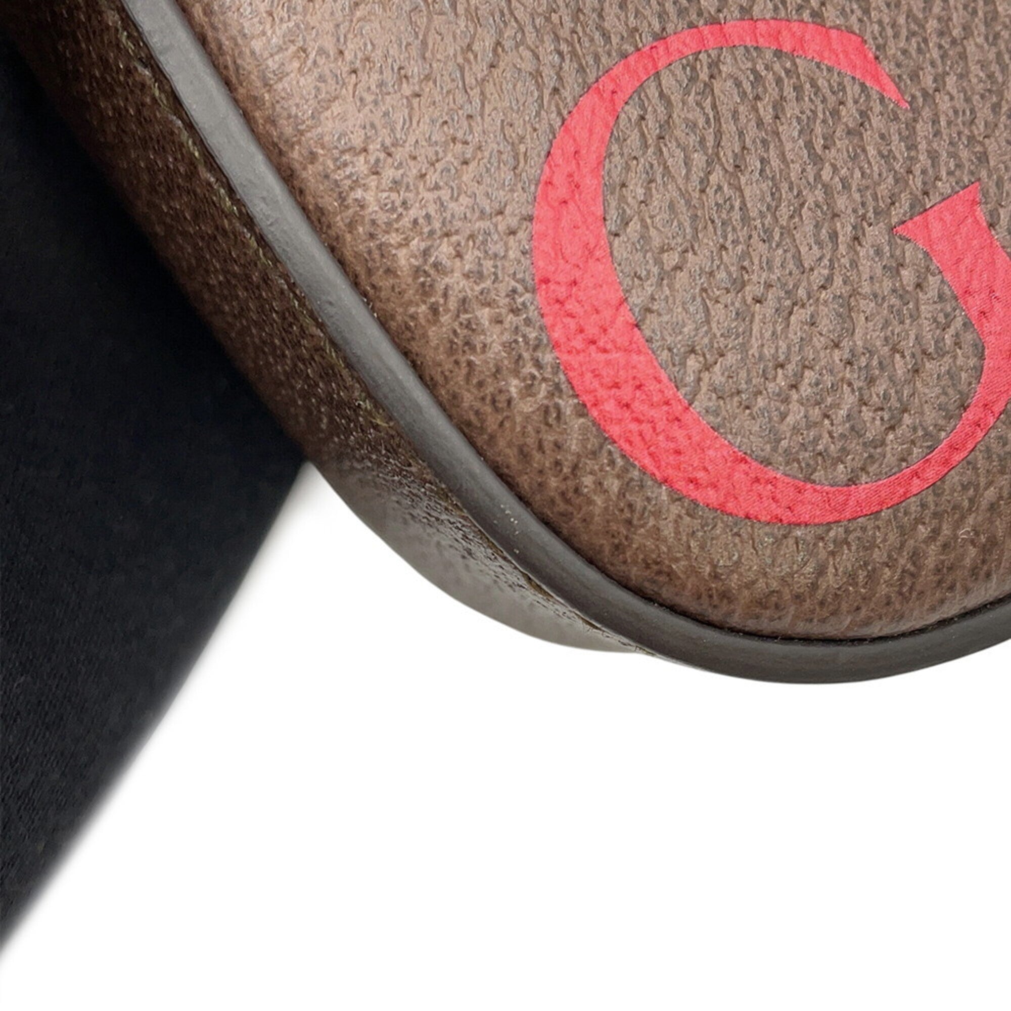 Gucci Brown Multi-Color Leather Handbag Pouch Sling Bag (Pre-Owned)