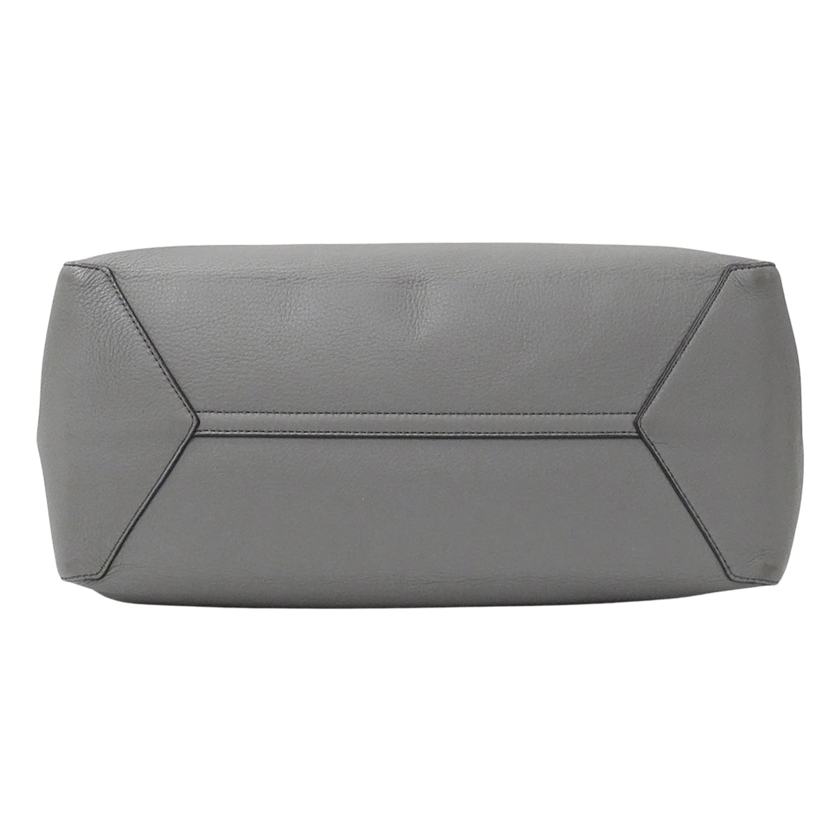 Tiffany Gray Leather Handbag Shoulder Bag (Pre-Owned)