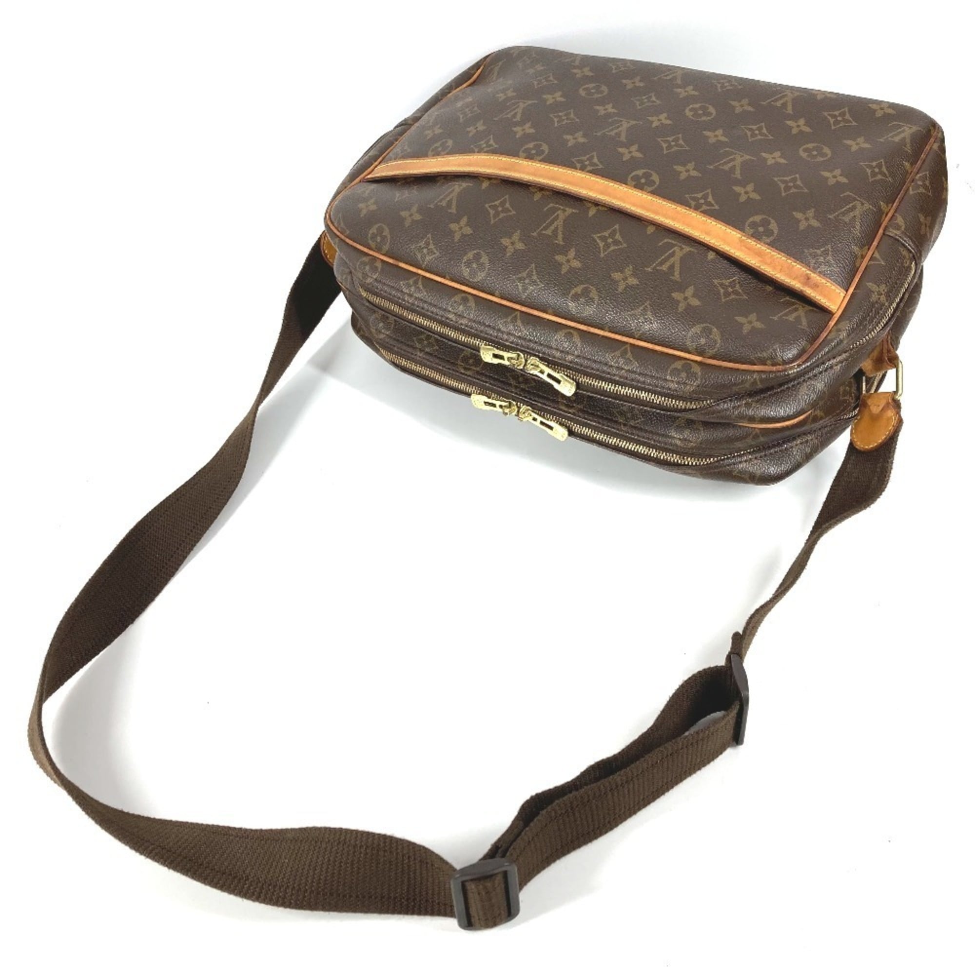 Louis Vuitton Brown Monogram Handbag Pochette Shoulder Bag (Pre-Owned)