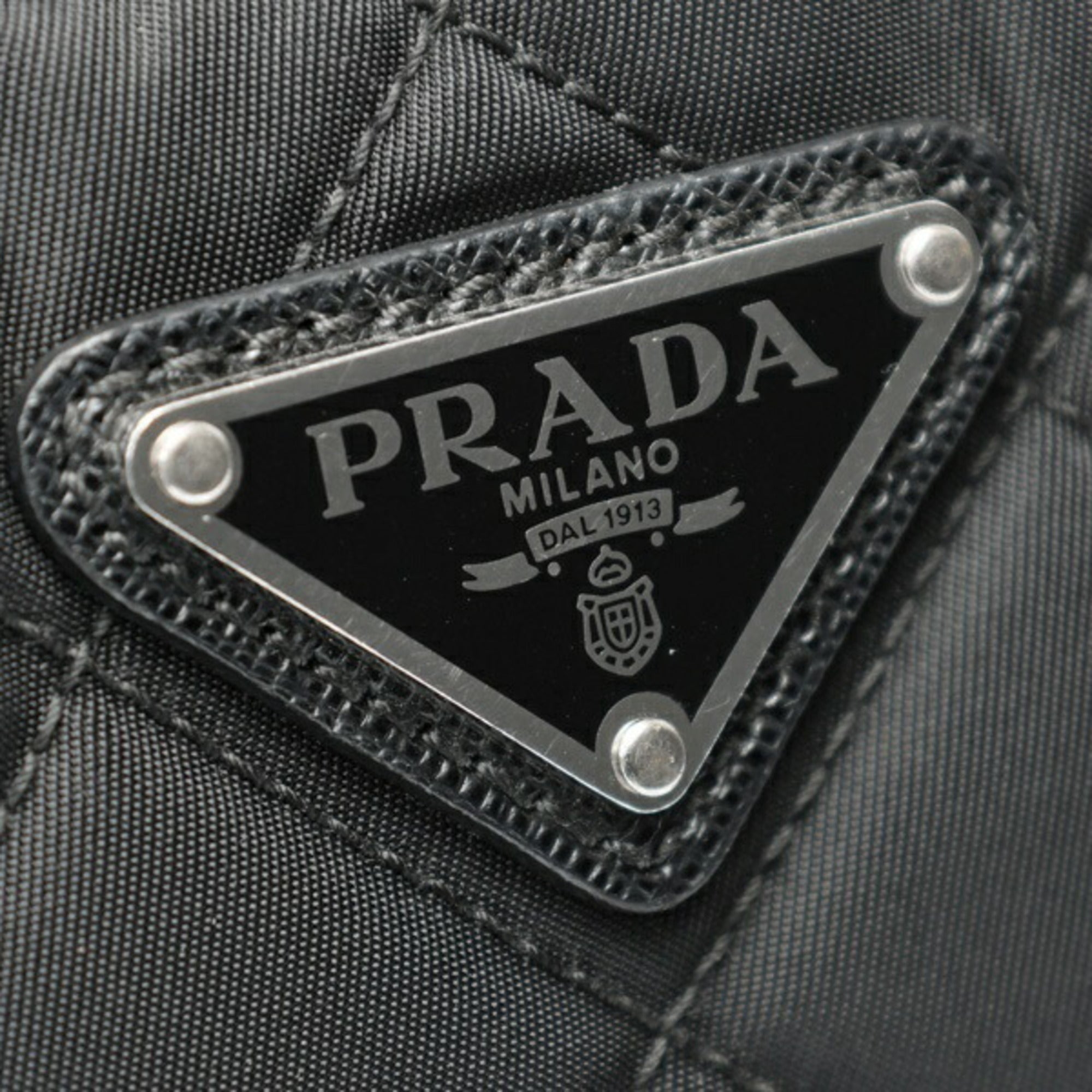 Prada Black Nylon Shoulder Bag (Pre-Owned)