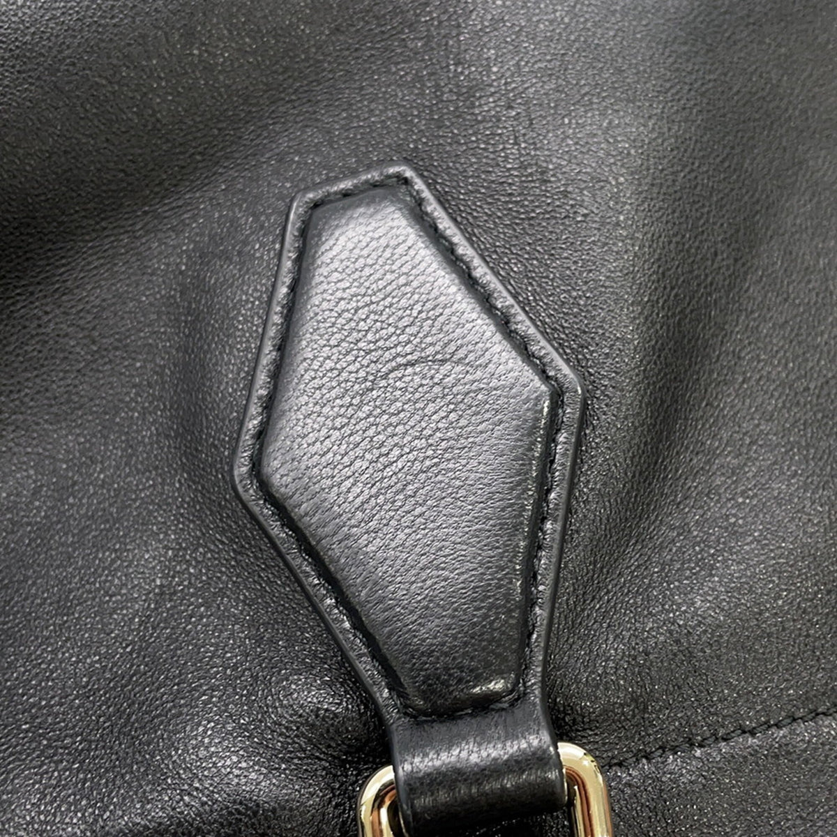 Jimmy Choo Black Leather Handbag Shoulder Bag (Pre-Owned)