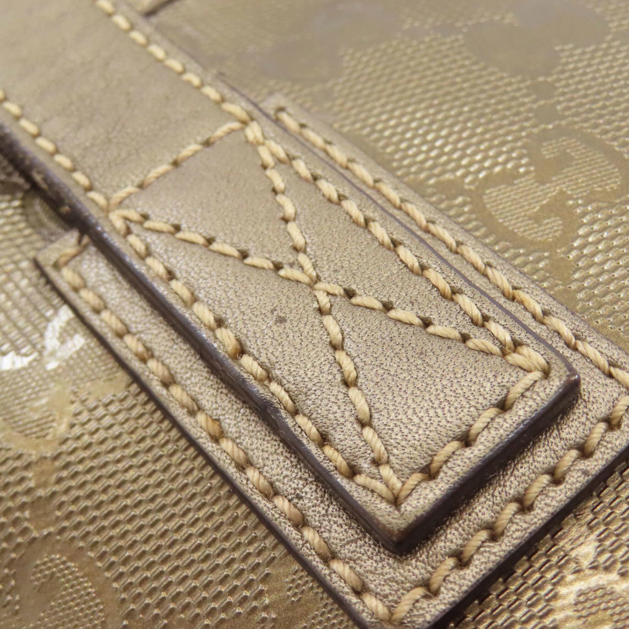 Gucci Bronze Pvc Handbag (Pre-Owned)