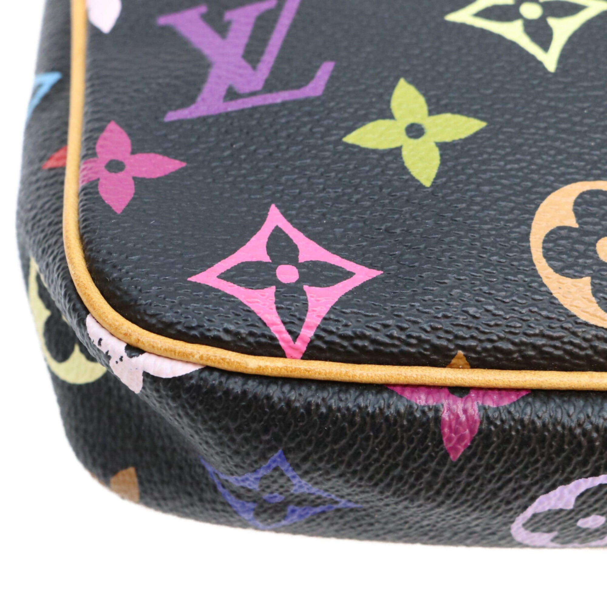 Louis Vuitton Multi-Color Monogram Multicolore Handbag Pochette (Pre-Owned)