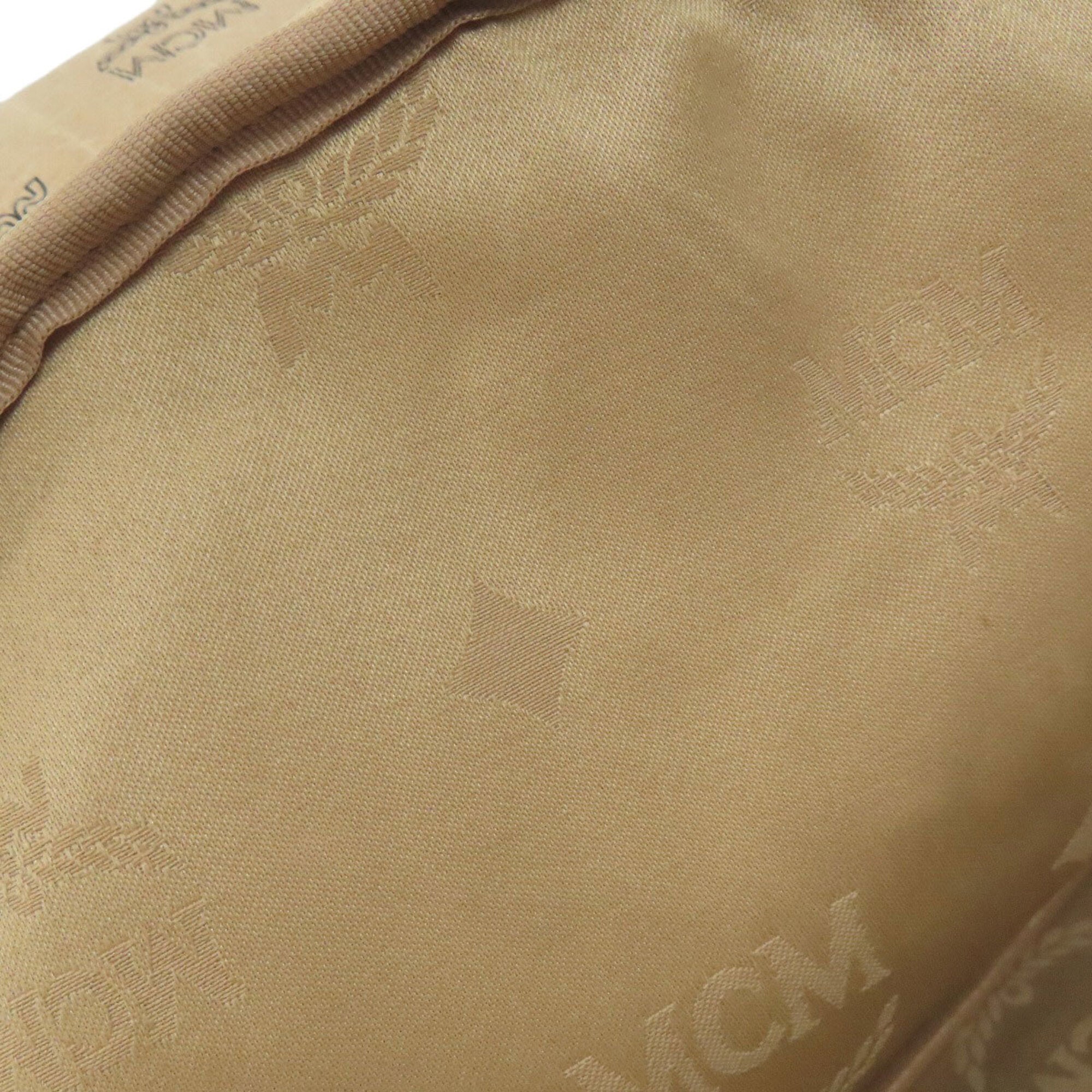 Mcm Beige Pvc Backpack (Pre-Owned)