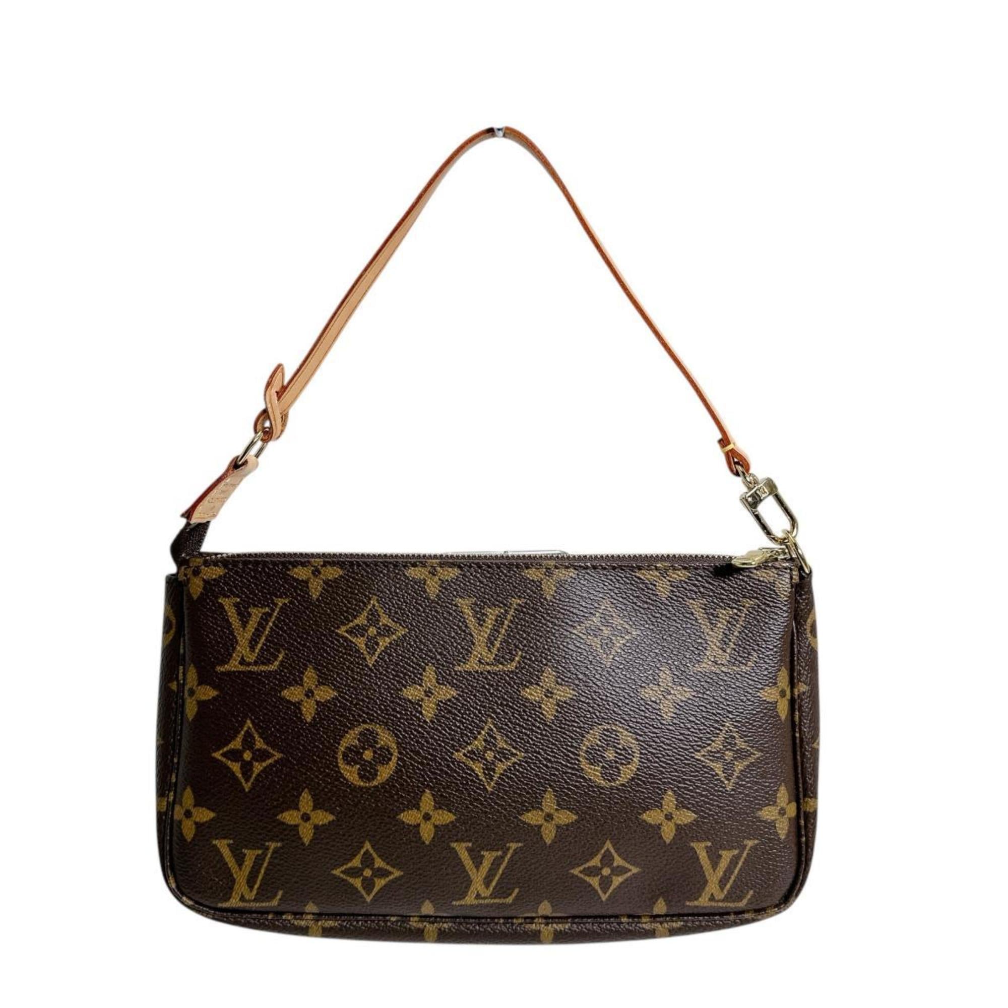 Louis Vuitton Brown Monogram Canvas Pouch (Pre-Owned)