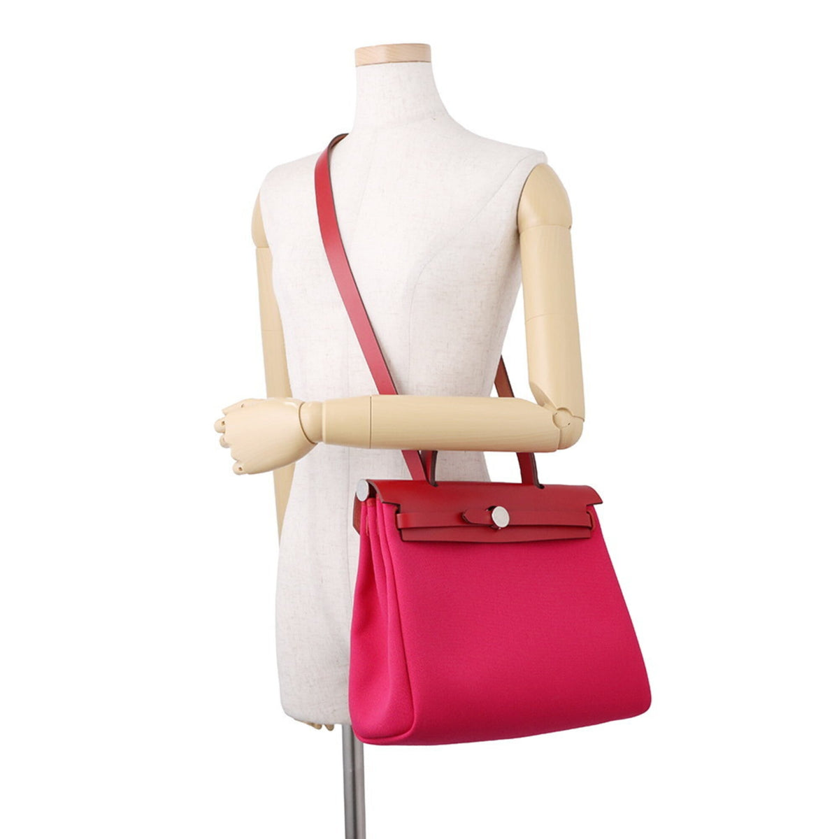 Hermes Toile H Handbag Pouch (Pre-Owned)