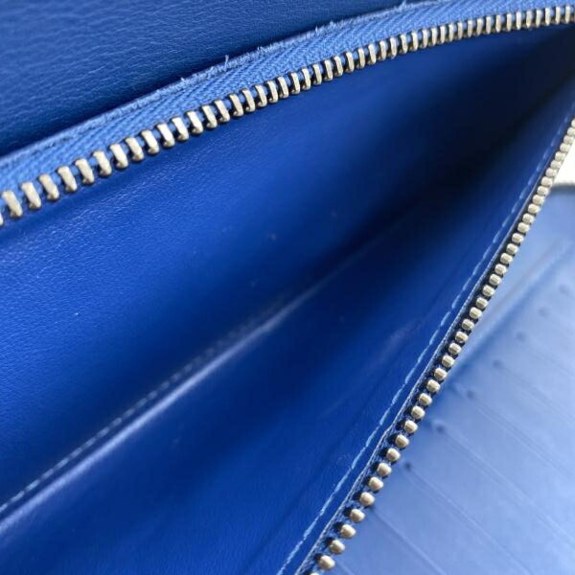 Louis Vuitton Damier Infini Blue Long Wallet (Bi-Fold) (Pre-Owned)