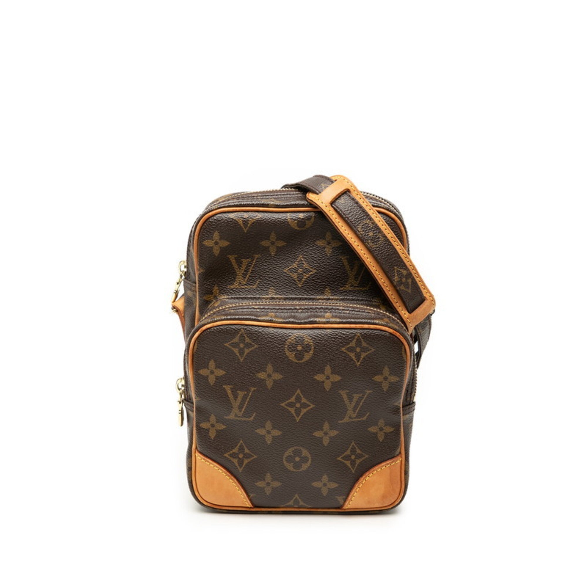 Louis Vuitton Brown Pvc Leather Shoulder Bag (Pre-Owned)