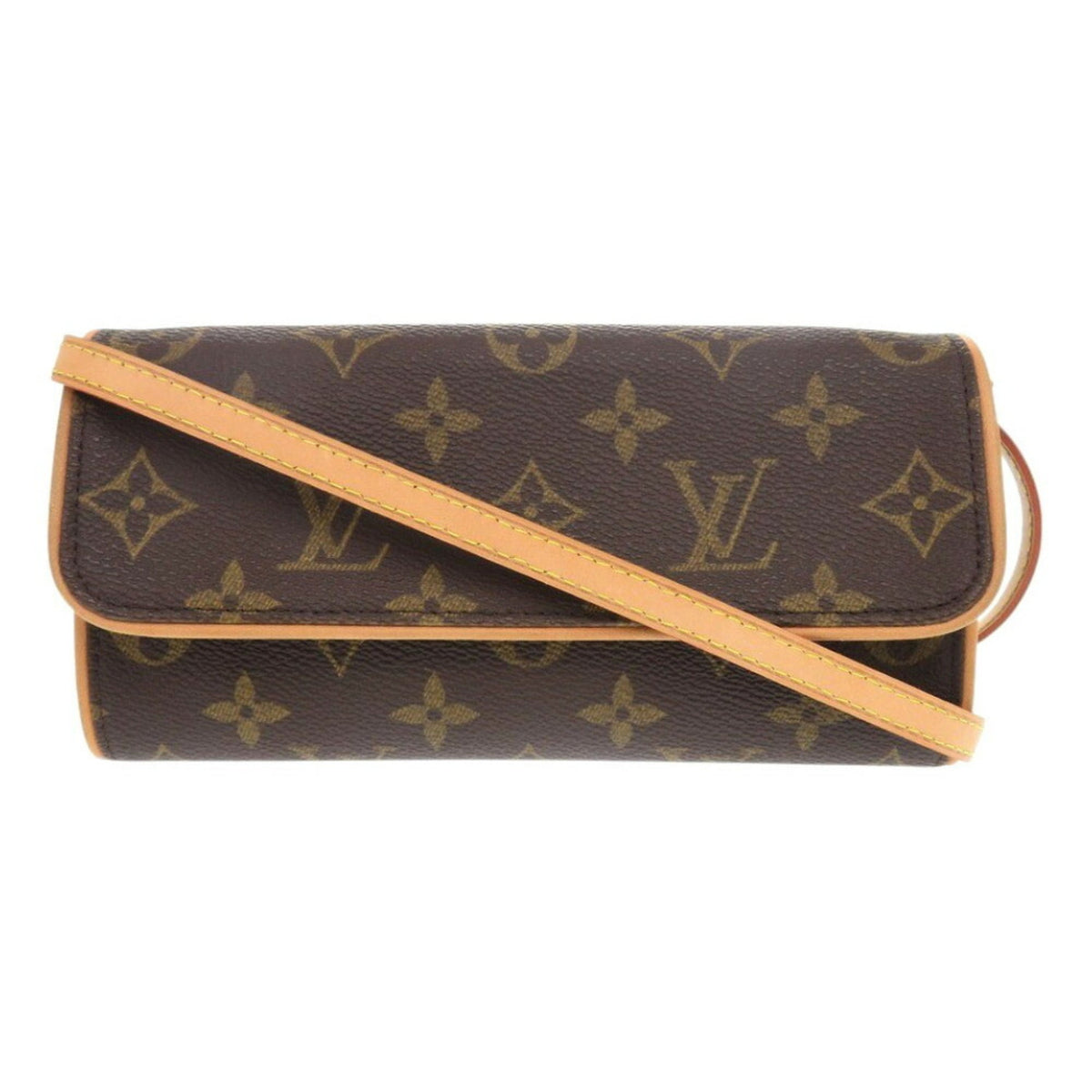 Louis Vuitton Brown Monogram Monogram Pochette Shoulder Bag (Pre-Owned)