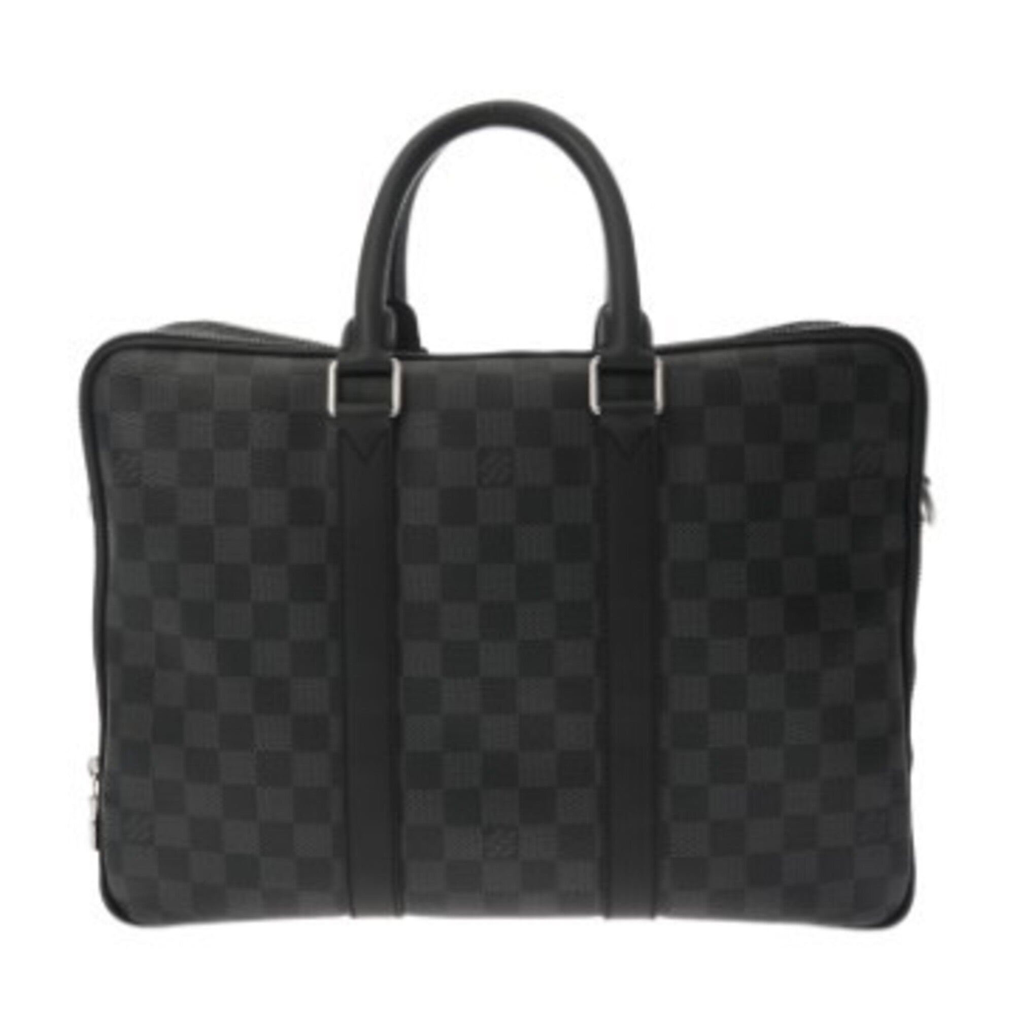 Louis Vuitton Black Damier Canvas Briefcase (Pre-Owned)