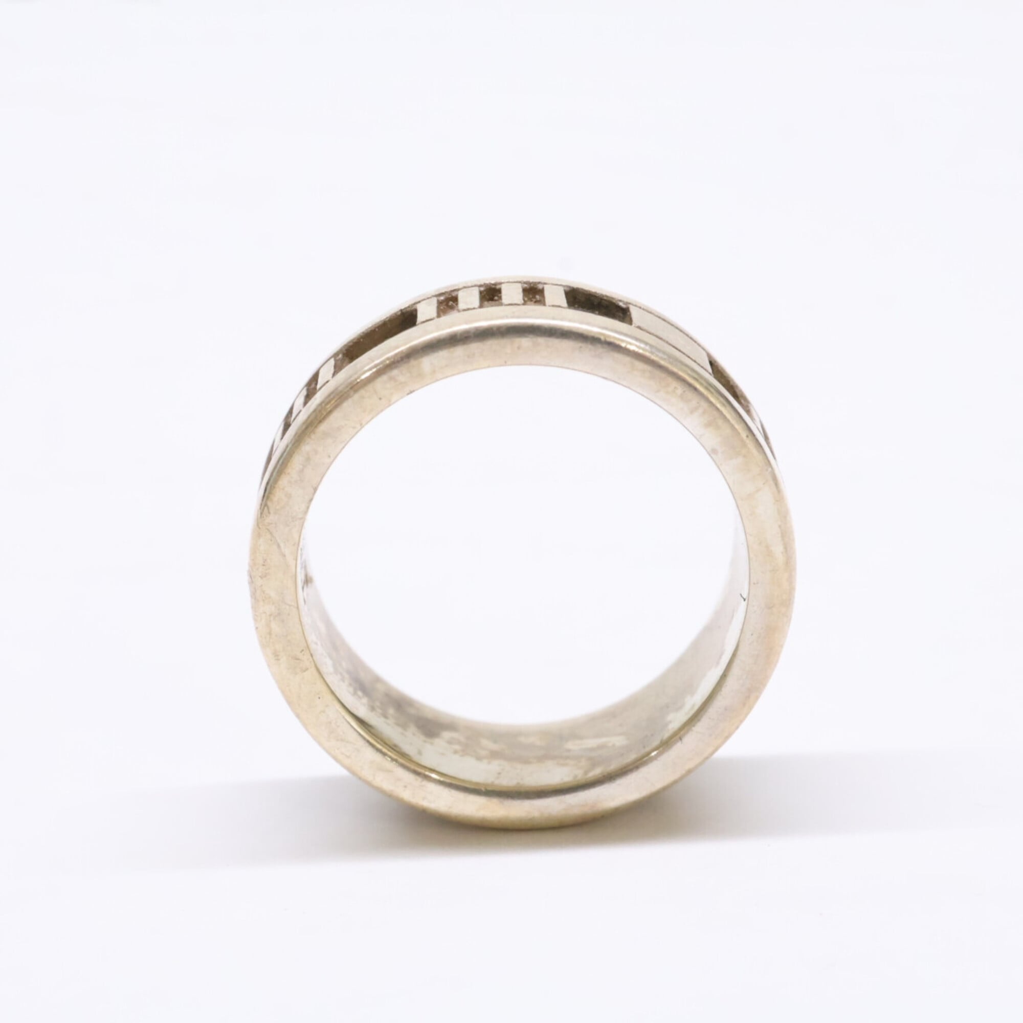 Tiffany Silver Silver 925 Band Ring (Pre-Owned)