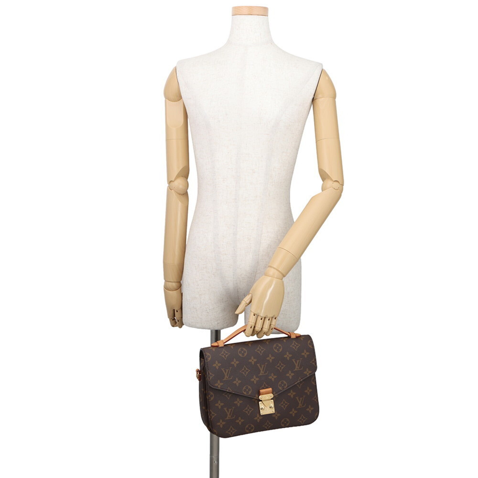 Louis Vuitton Monogram Brown Monogram Handbag Pochette (Pre-Owned)