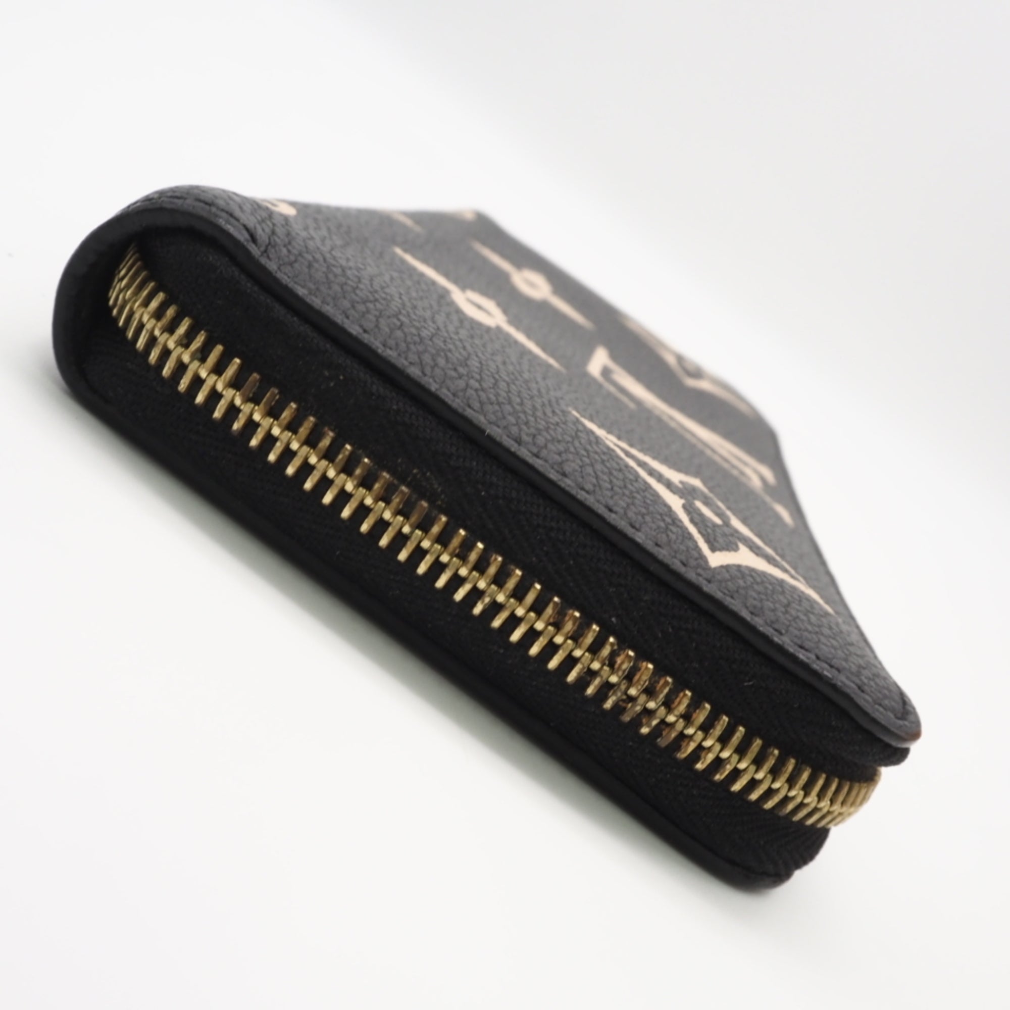 Louis Vuitton Bicolor Black Galle Monogram Monogram Empreinte Long Wallet (Bi-Fold) (Pre-Owned)