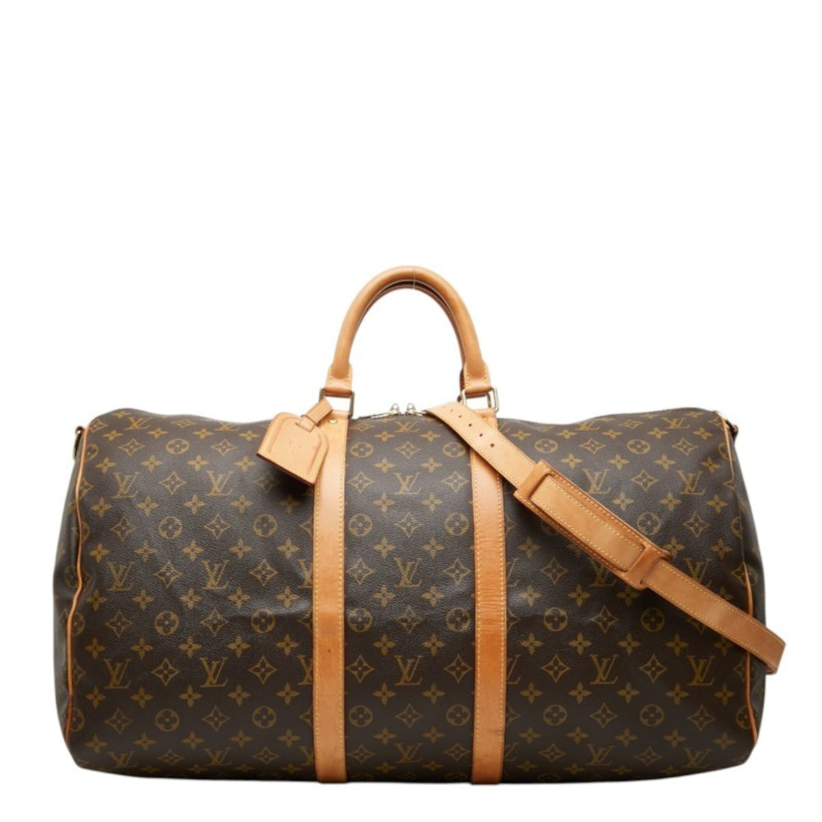 Louis Vuitton Monogram Brown Pvc Leather Boston Bag (Pre-Owned)