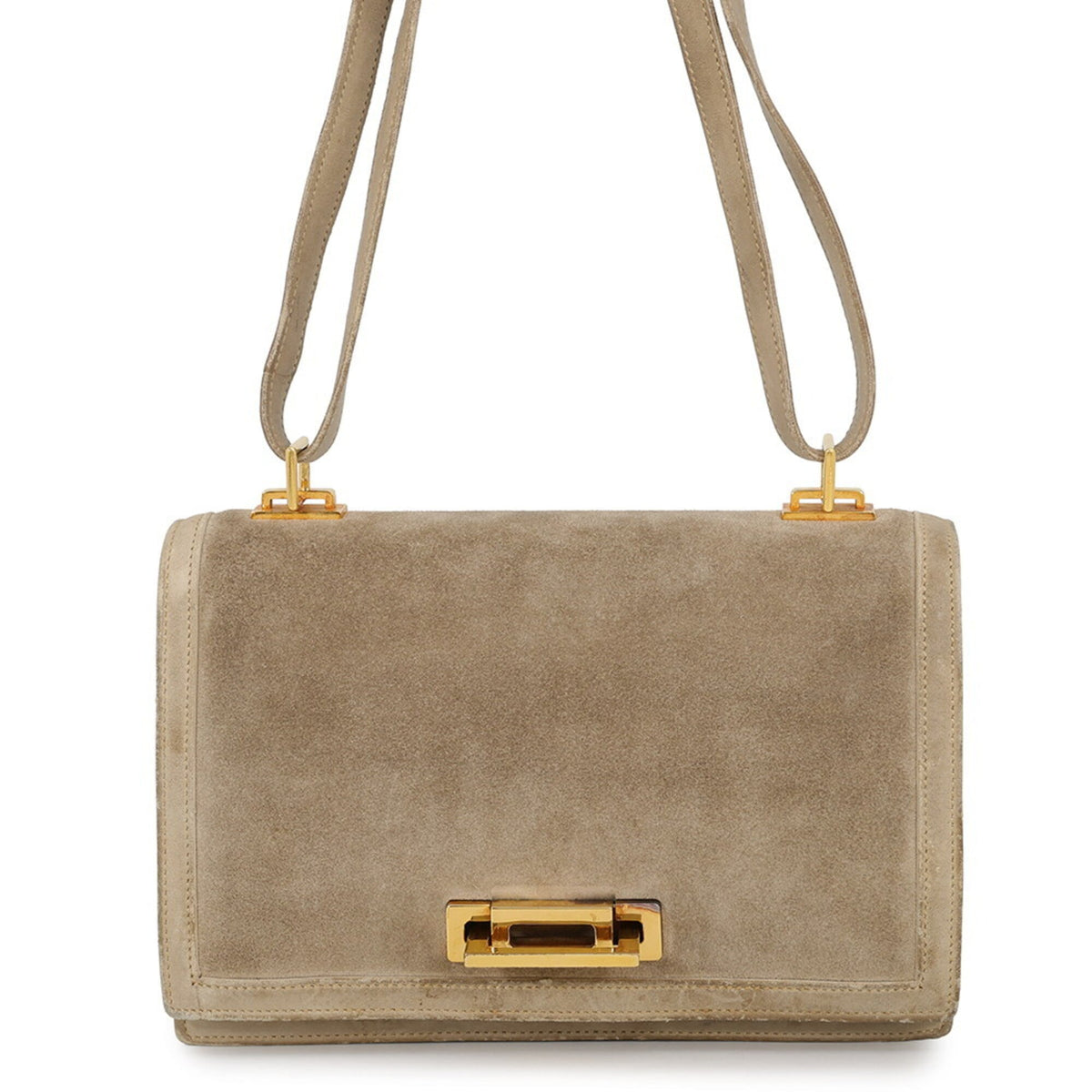Hermes Kara Beige Handbag Shoulder Bag (Pre-Owned)