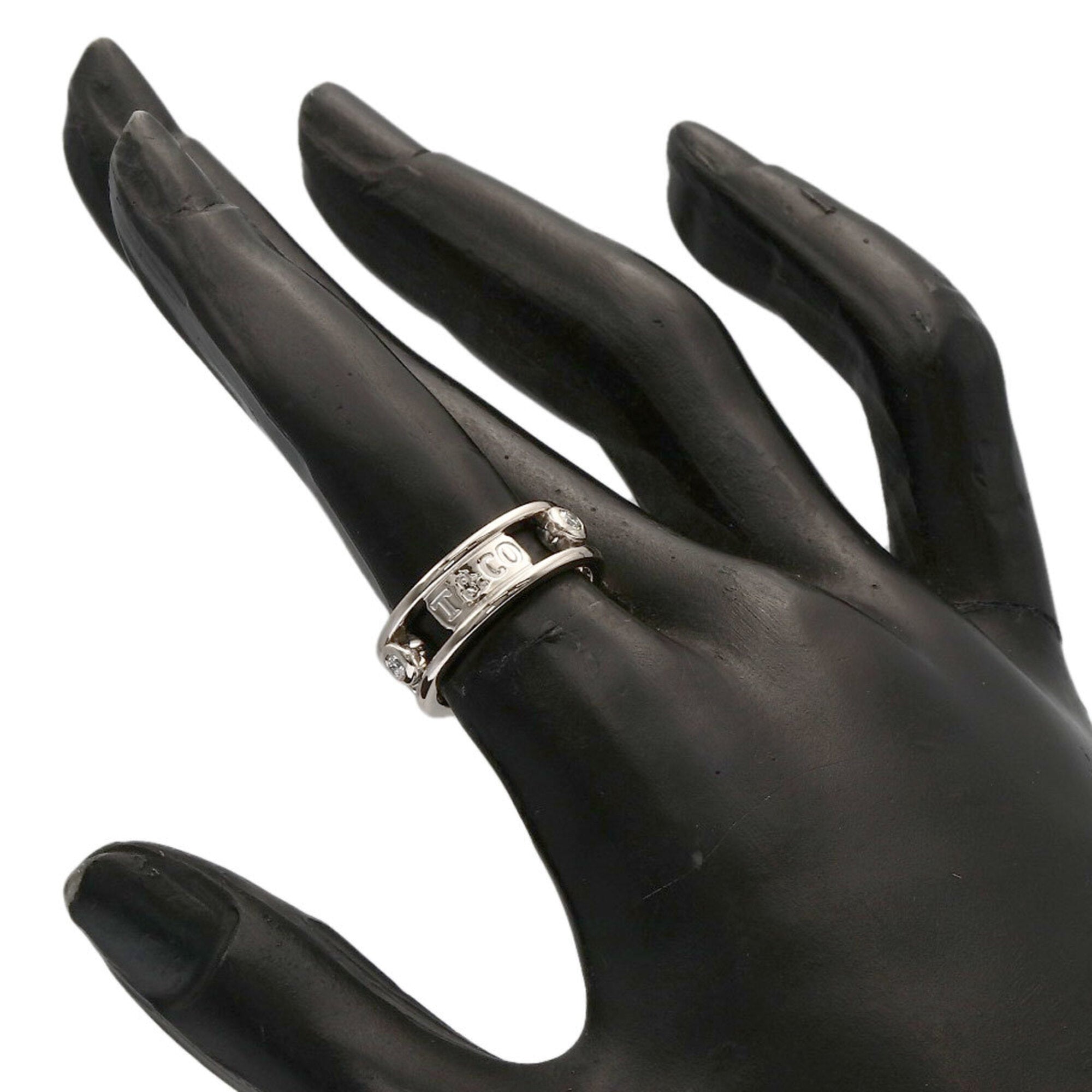 Tiffany White Gold (18K) Band Ring (Pre-Owned)
