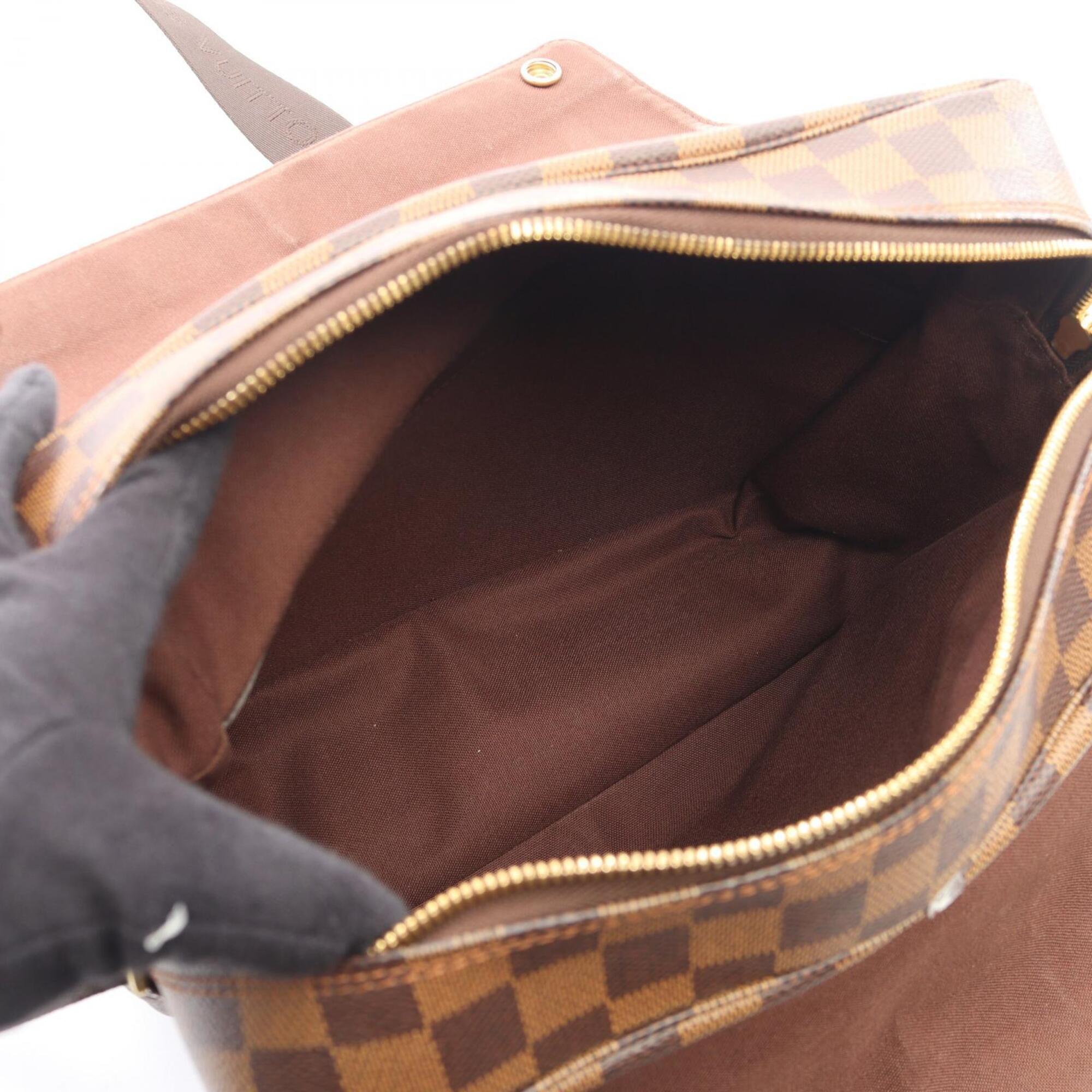 Louis Vuitton Brown Damier Canvas Handbag Shoulder Bag (Pre-Owned)
