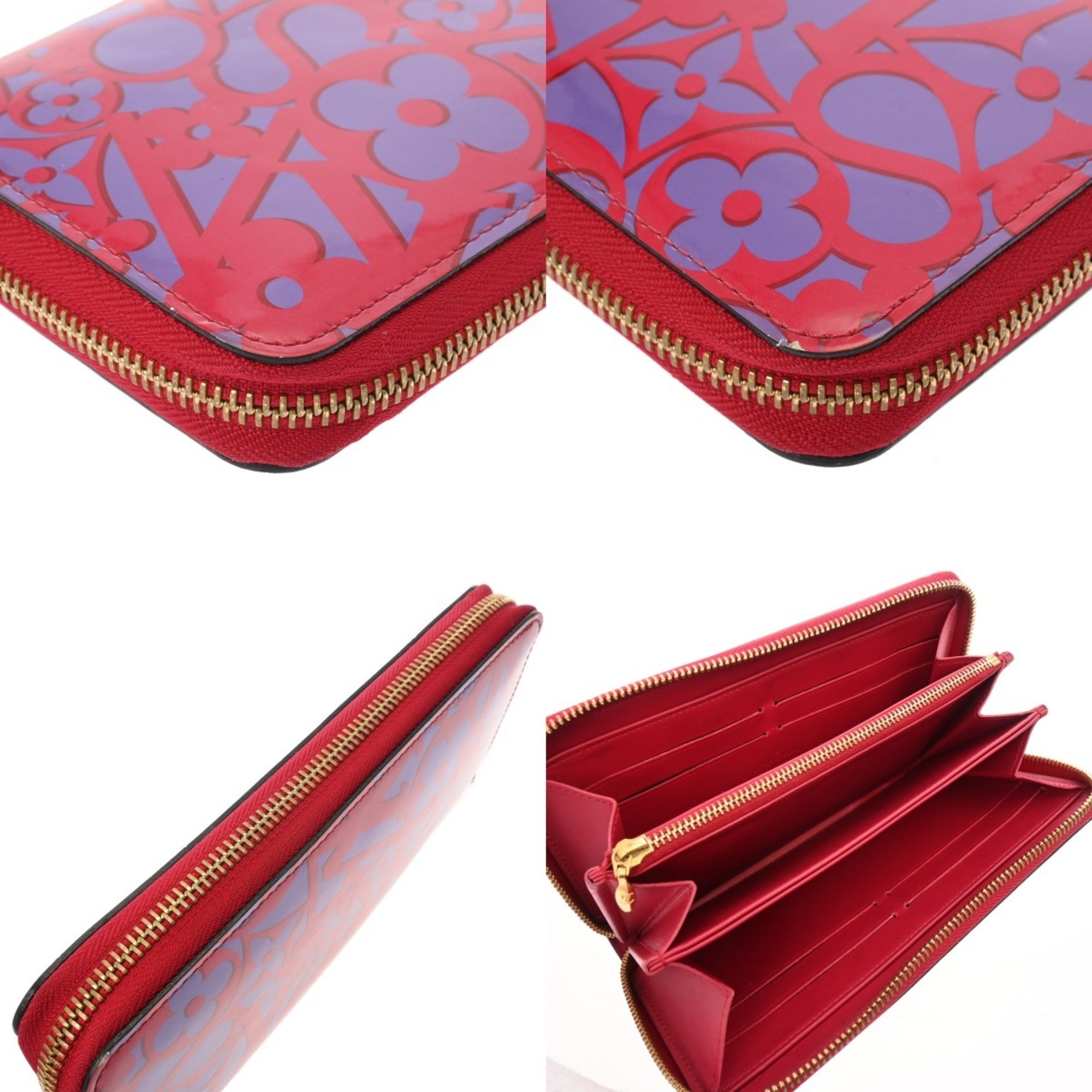 Louis Vuitton Indian Rose Vernis Long Wallet (Bi-Fold) (Pre-Owned)