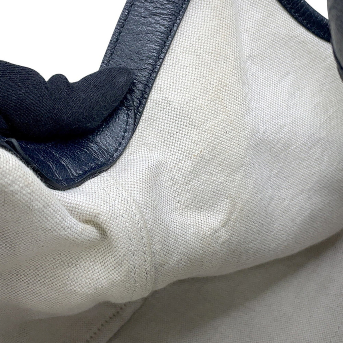 Gucci Blue Denim Handbag Tote Bag (Pre-Owned)