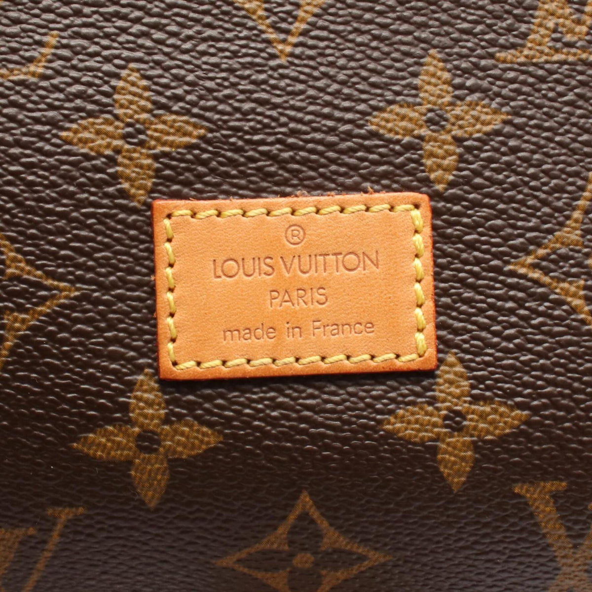 Louis Vuitton Monogram Brown Coated Canvas Leather Shoulder Bag (Pre-Owned)