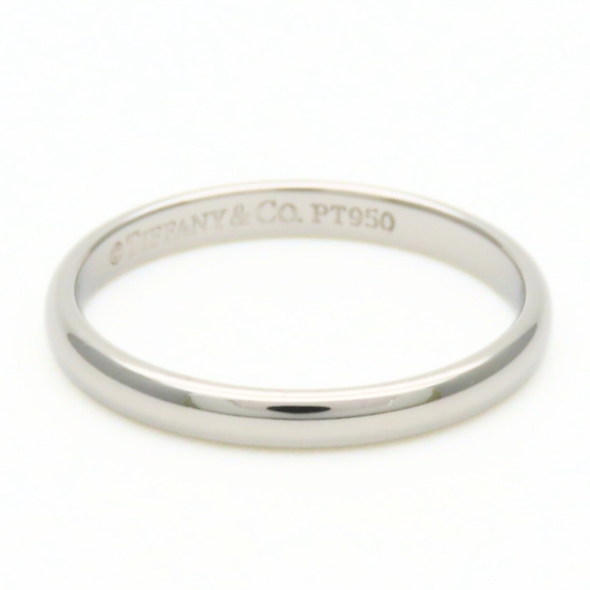 Tiffany Platinum Platinum 950 Band Ring (Pre-Owned)