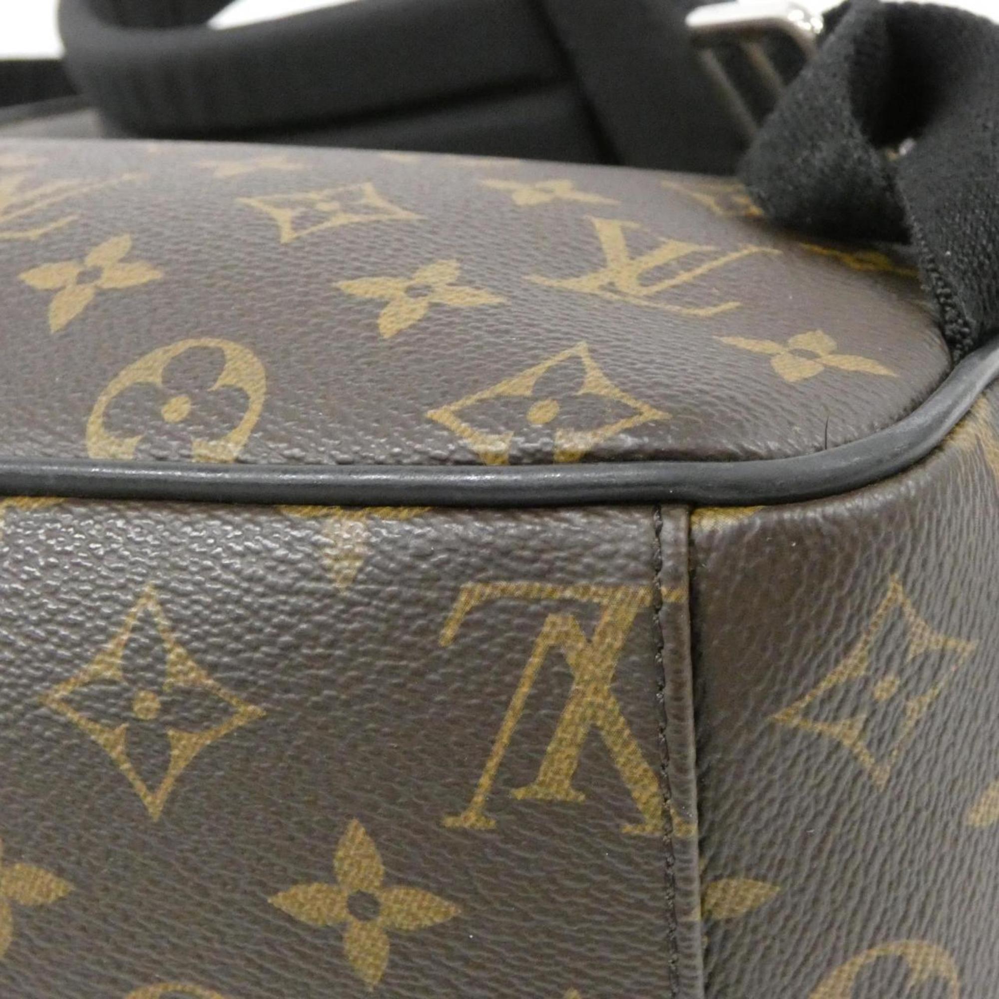 Louis Vuitton Brown Coated Canvas Backpack (Pre-Owned)