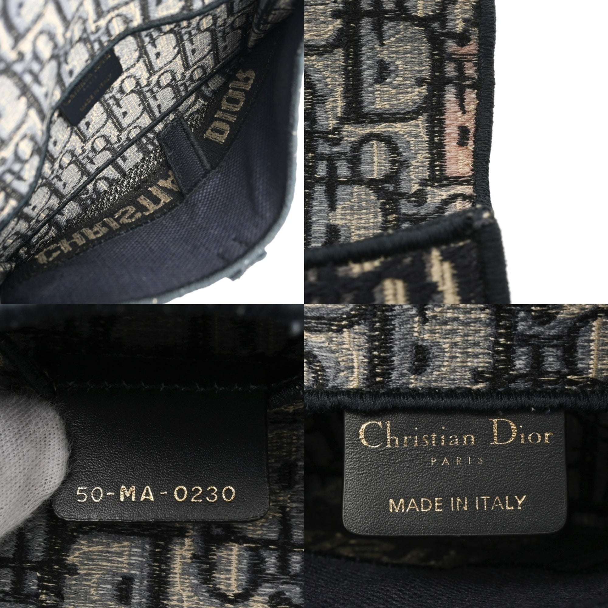 Christian Dior Blue Canvas Shoulder Bag (Pre-Owned)