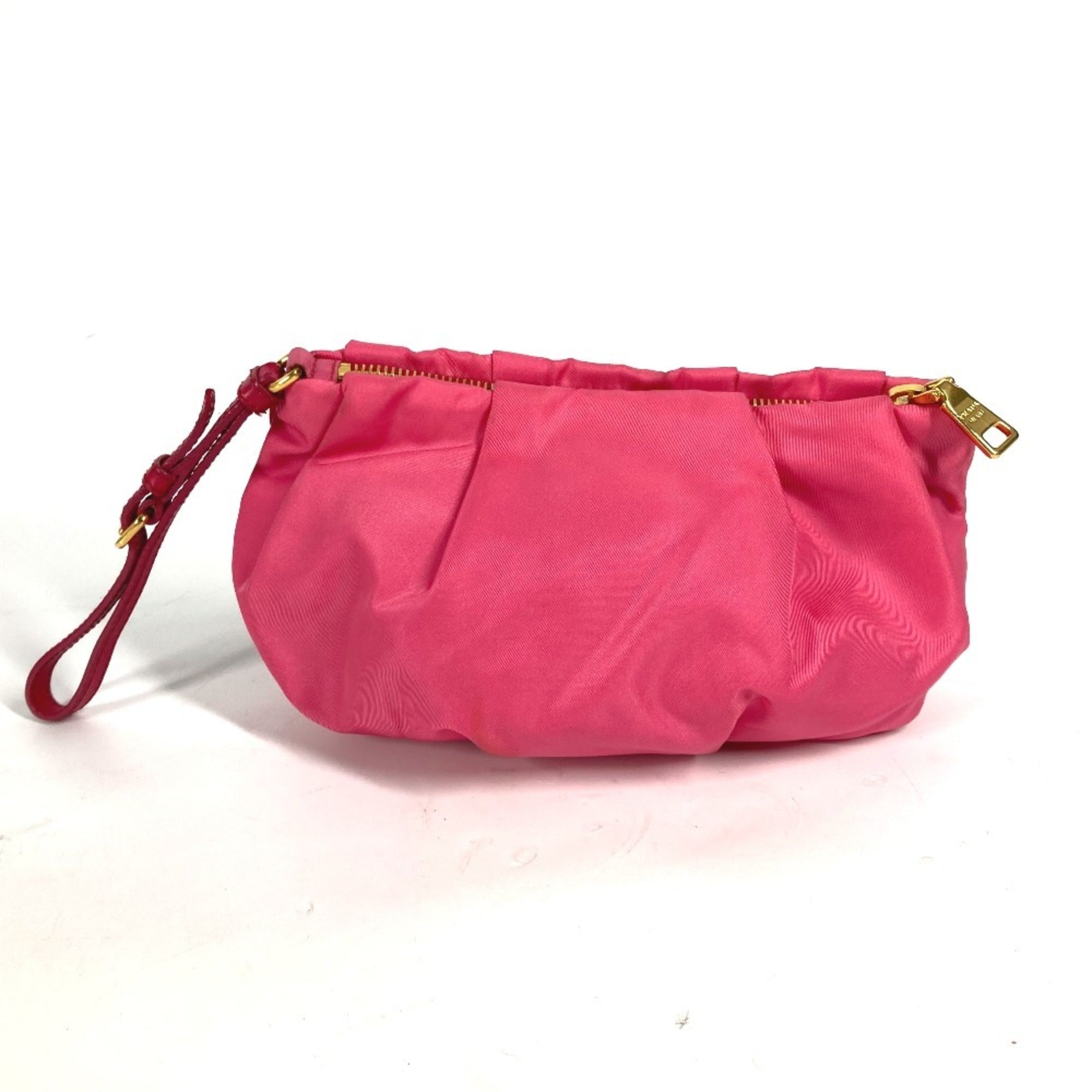 Prada Pink Bow Clutch Bag Pouch (Pre-Owned)