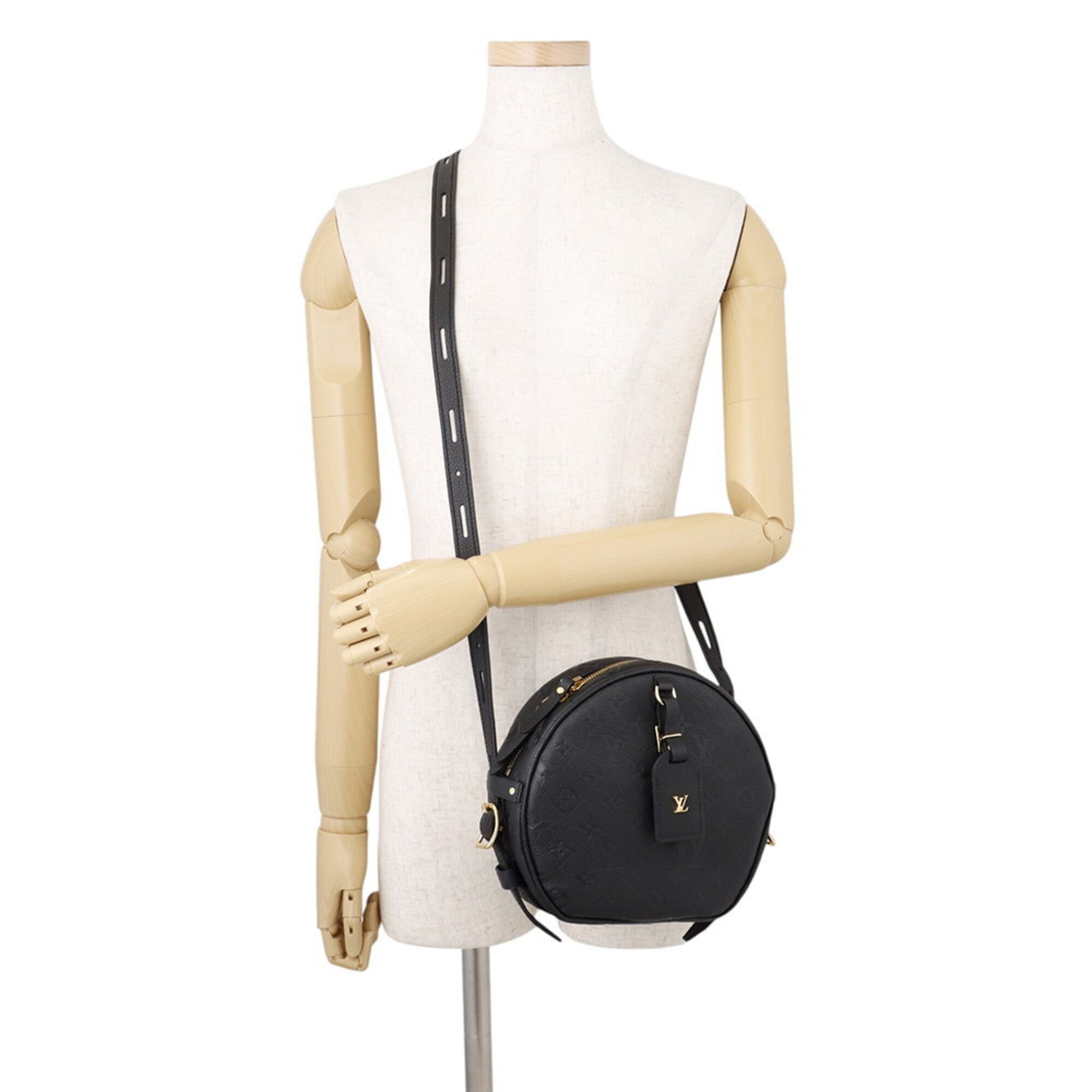 Louis Vuitton Monogram Empreinte Black Noir Monogram Empreinte Shoulder Bag (Pre-Owned)