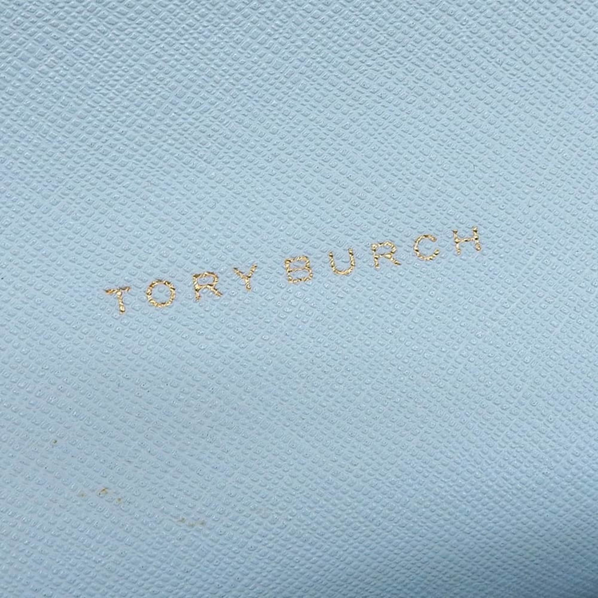 Tory Burch Light Blue Leather Shoulder Bag (Pre-Owned)