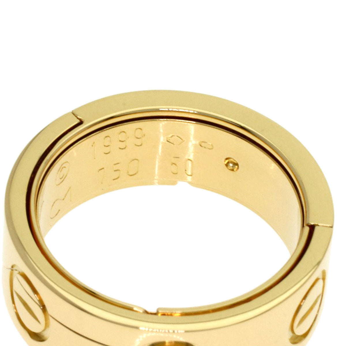 Cartier Love Yellow Gold (18K) Band Ring (Pre-Owned)